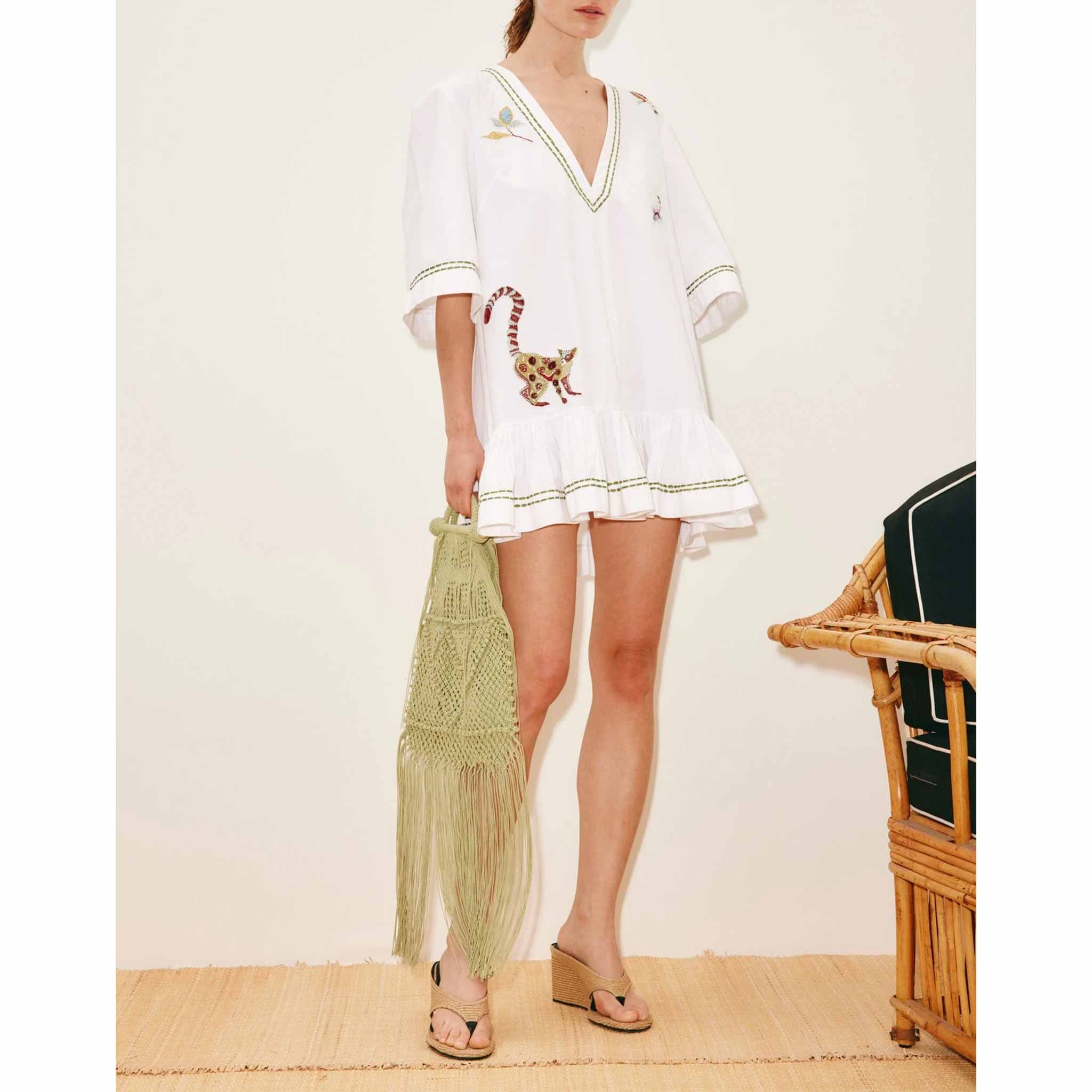 Camelia Embellished Mini Dress