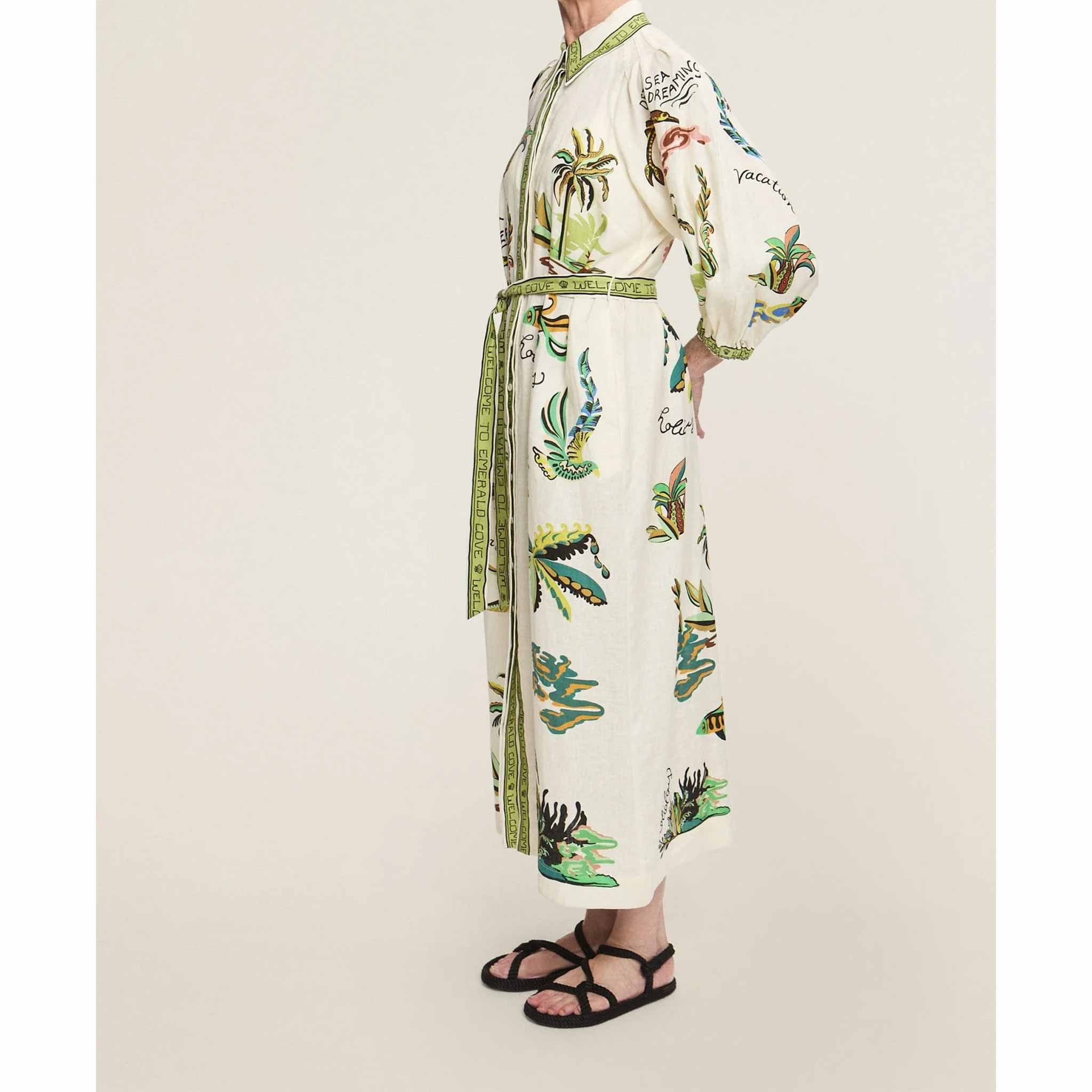 Day Dream Linen Shirtdress