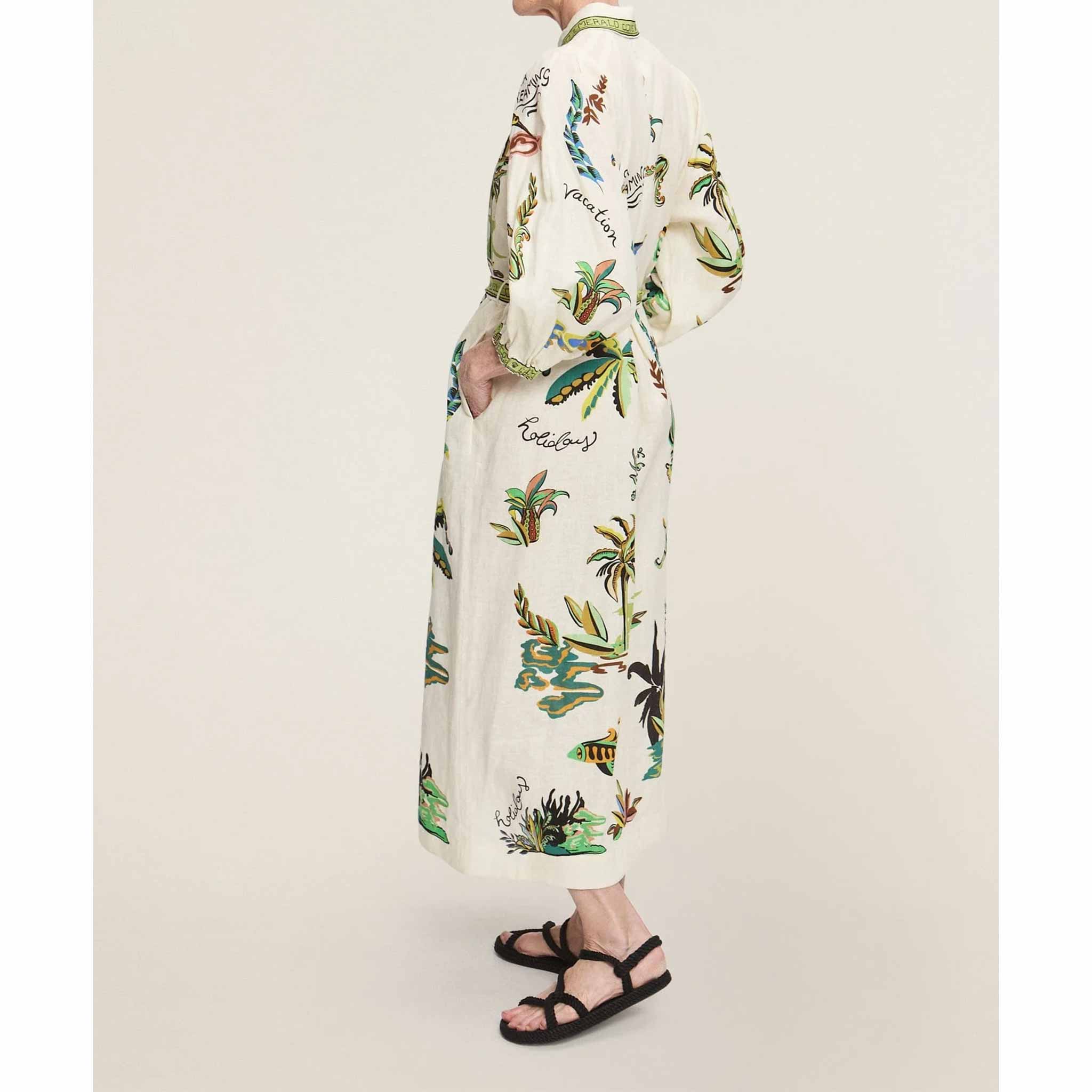 Day Dream Linen Shirtdress