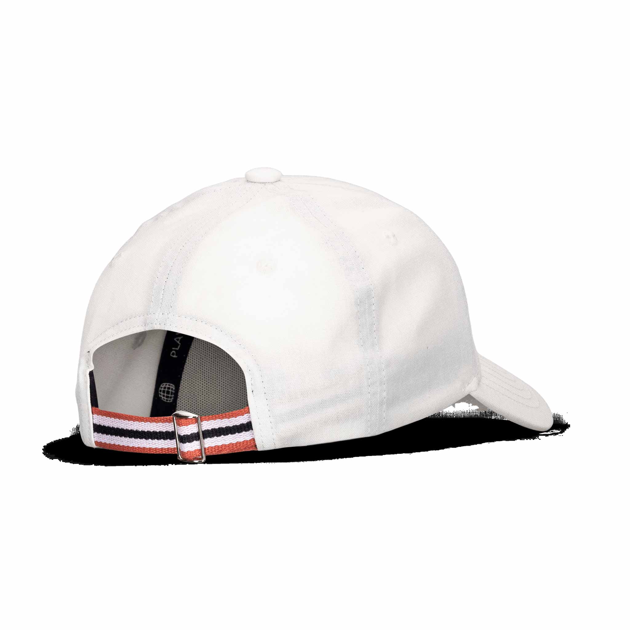 Linen Patch Cap in White