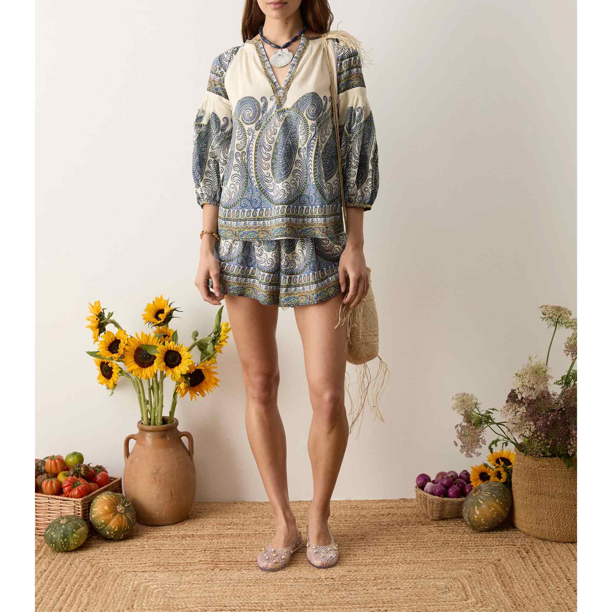 Arcadia Smock Blouse