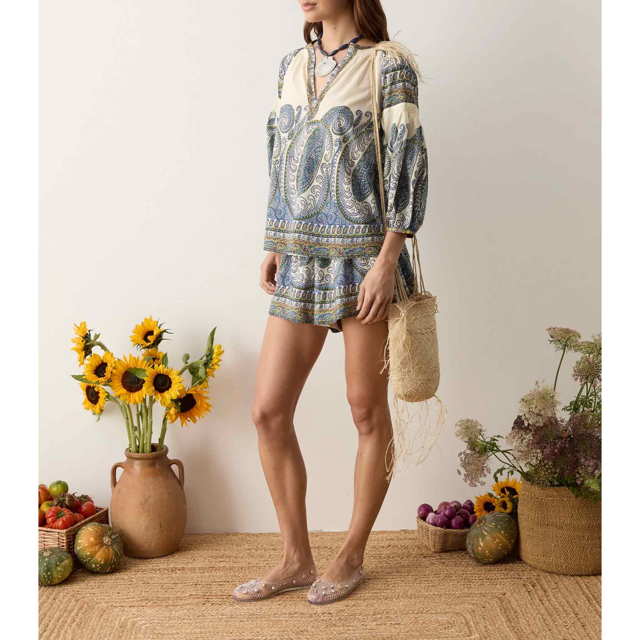 Arcadia Smock Blouse