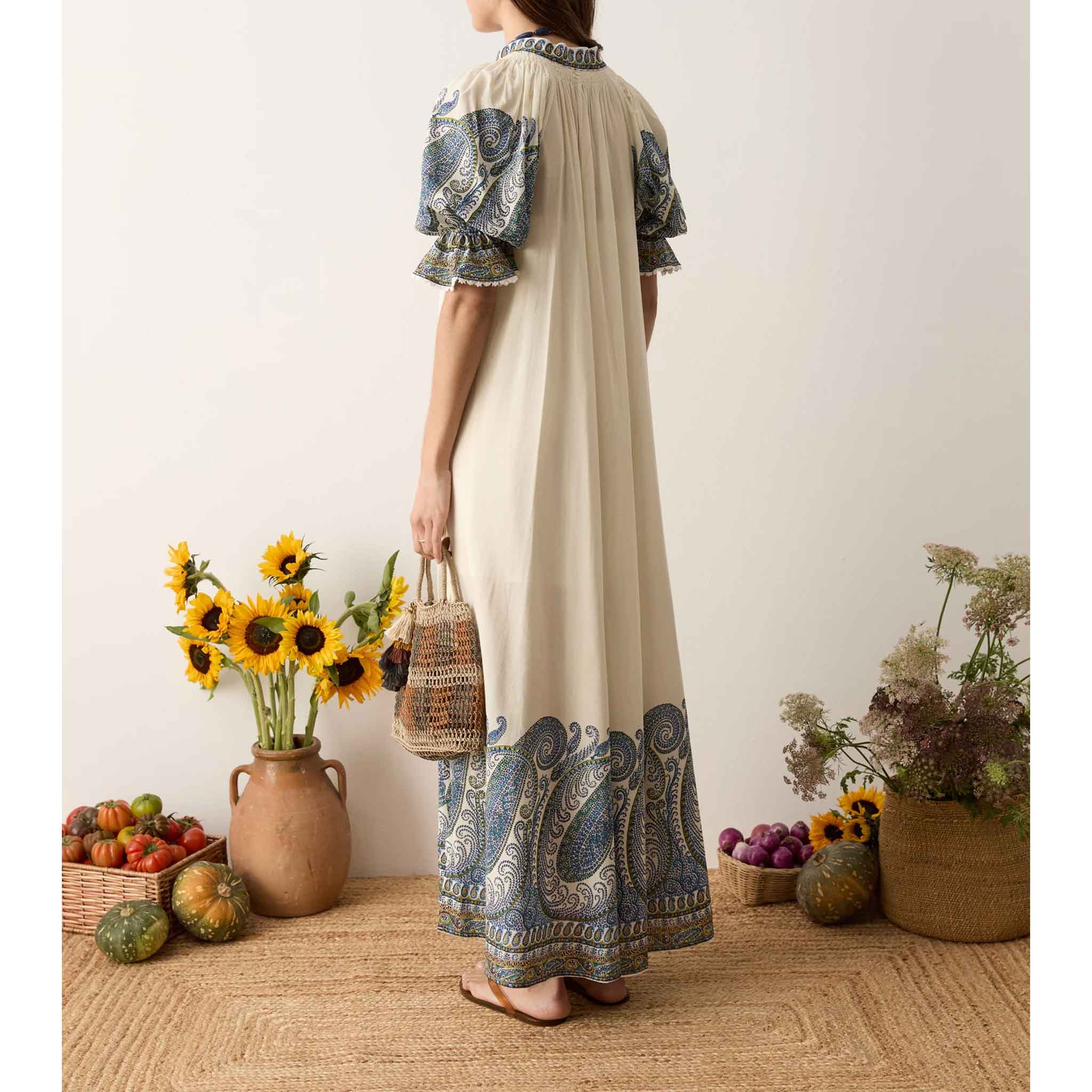 Arcadia Puff Sleeve Maxi Dress