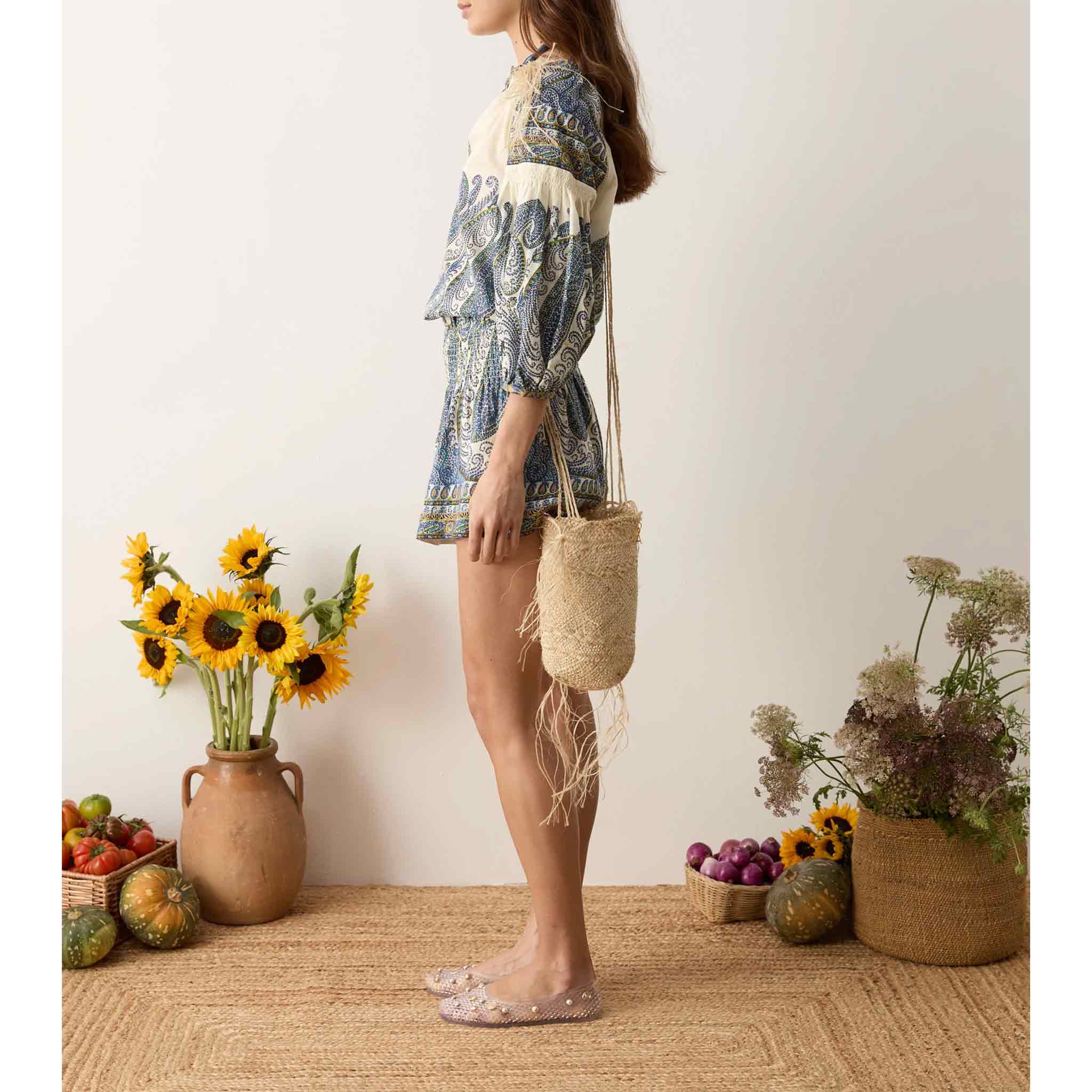 Arcadia Shirred Waist Short