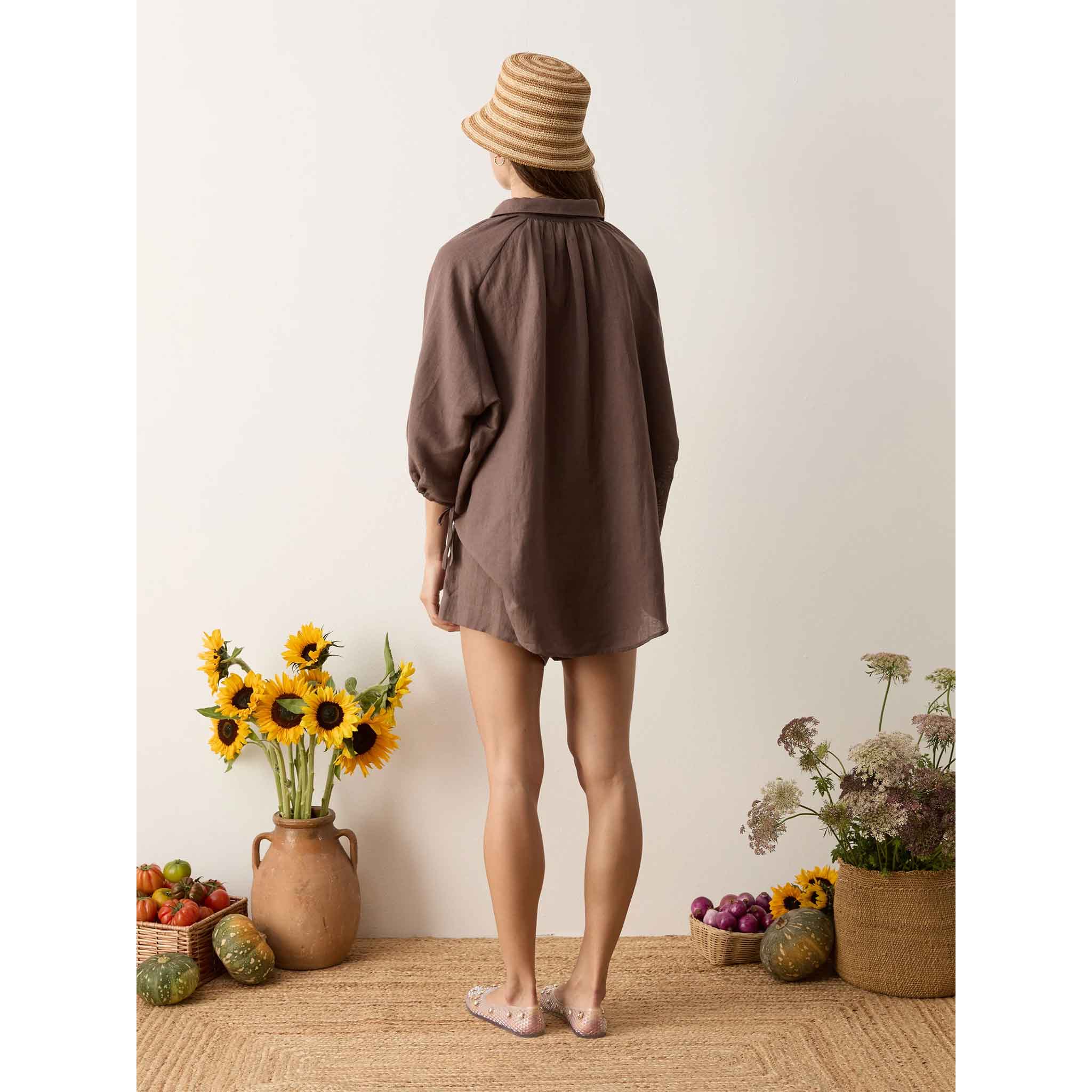 La Ponche Shirt in Mocha