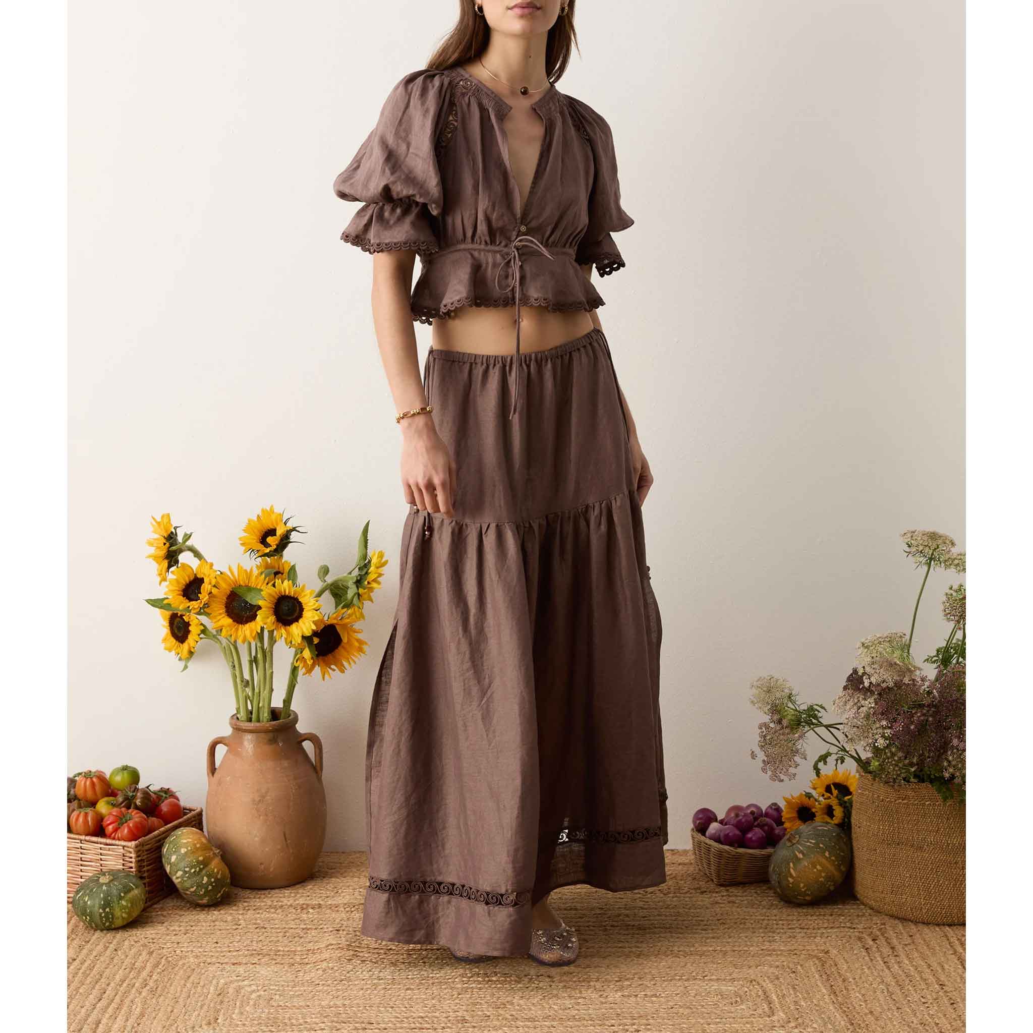 Myra Crop Blouse