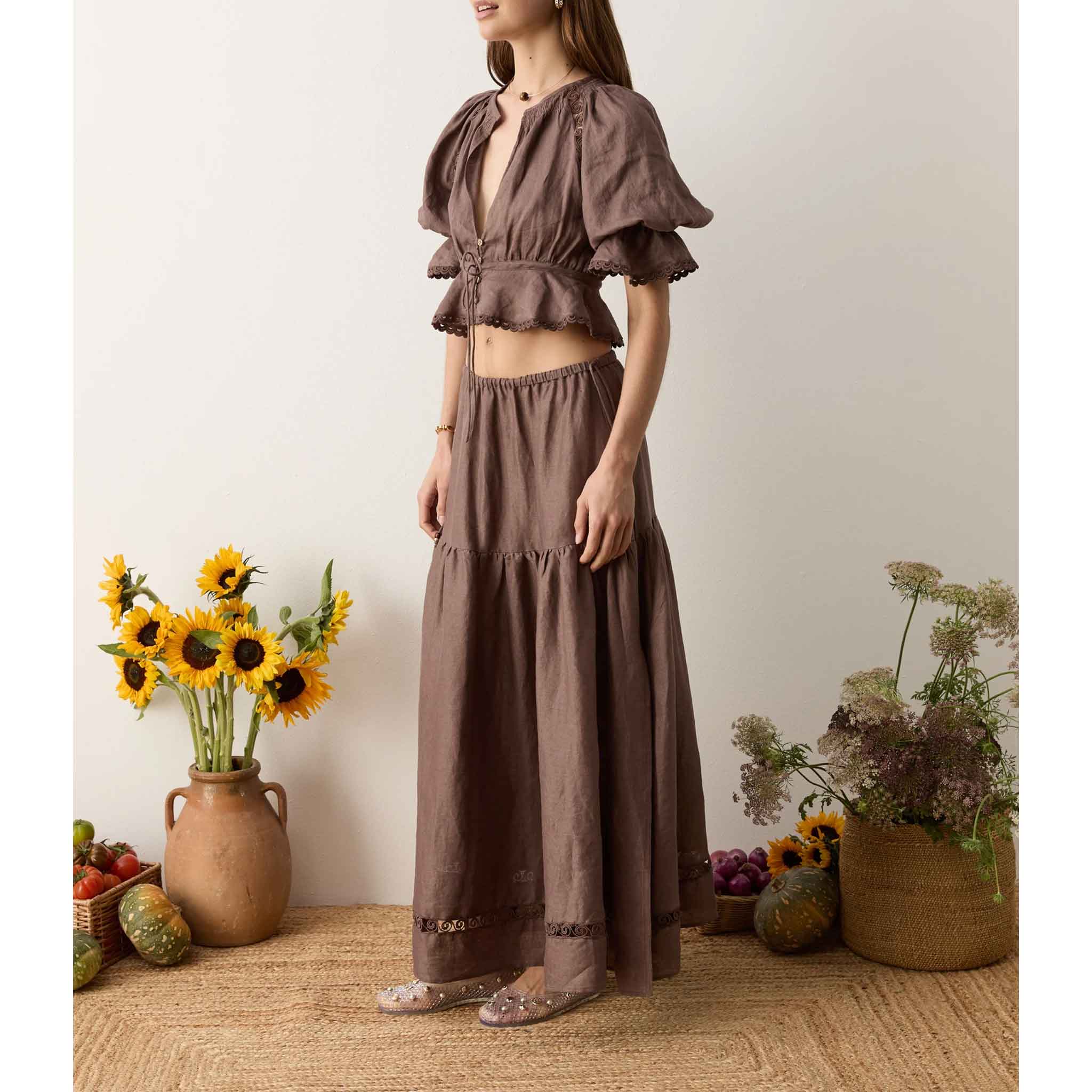 Myra Crop Blouse