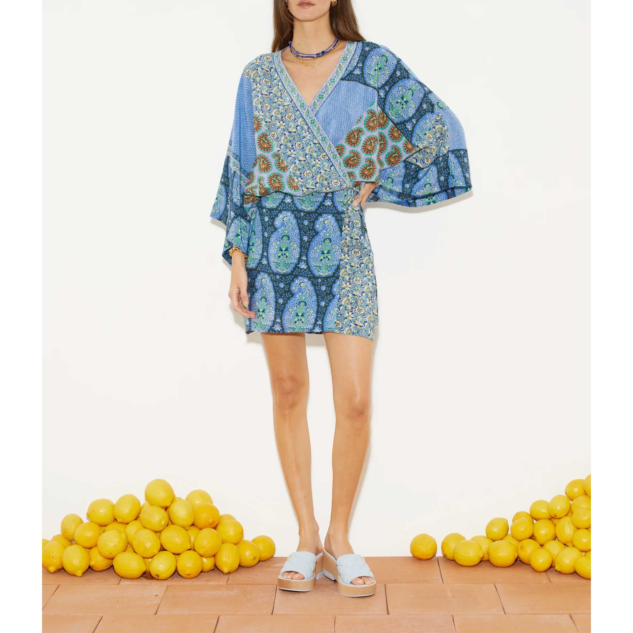 Onda Silk Robe Dress