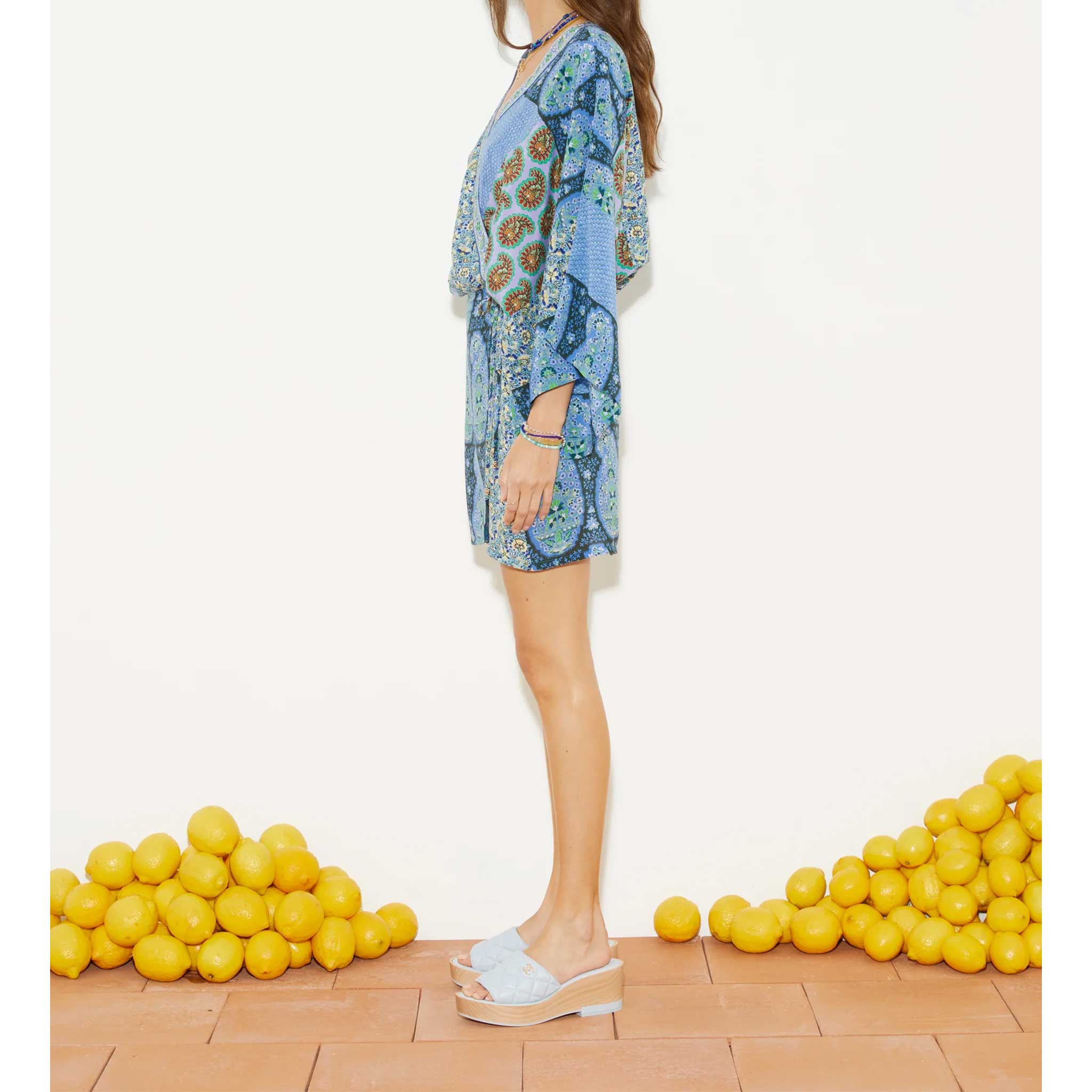 Onda Silk Robe Dress