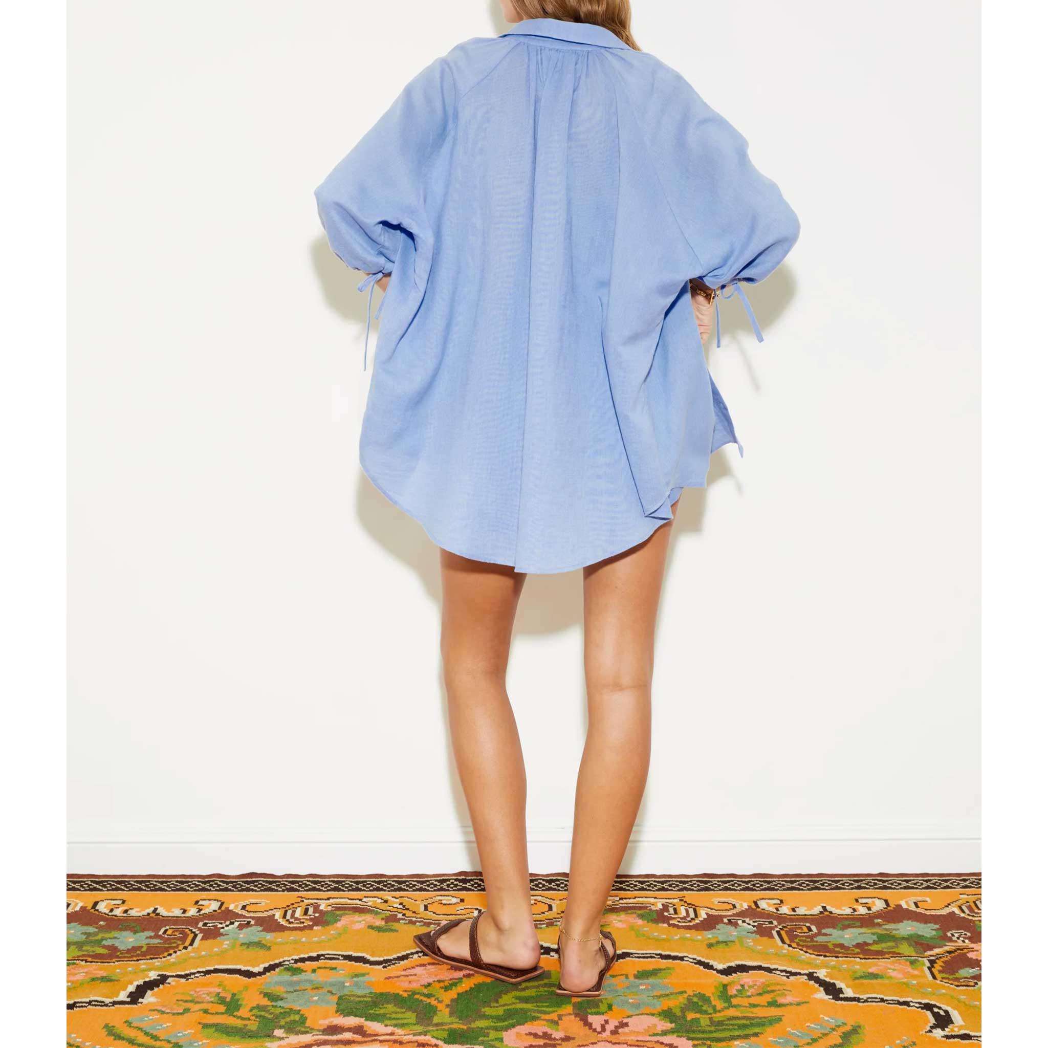 La Ponche Shirt in Cornflower