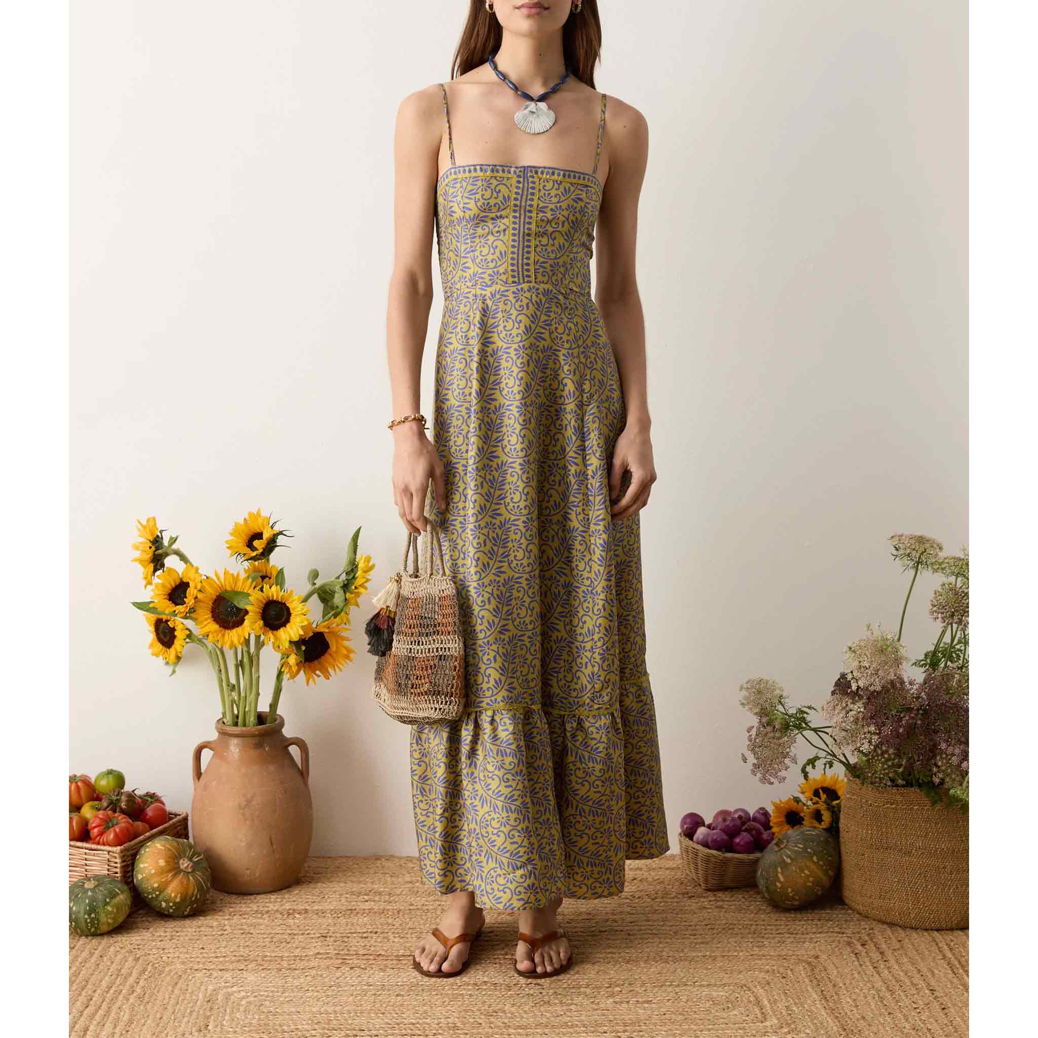 Verve Bodice Maxi Dress