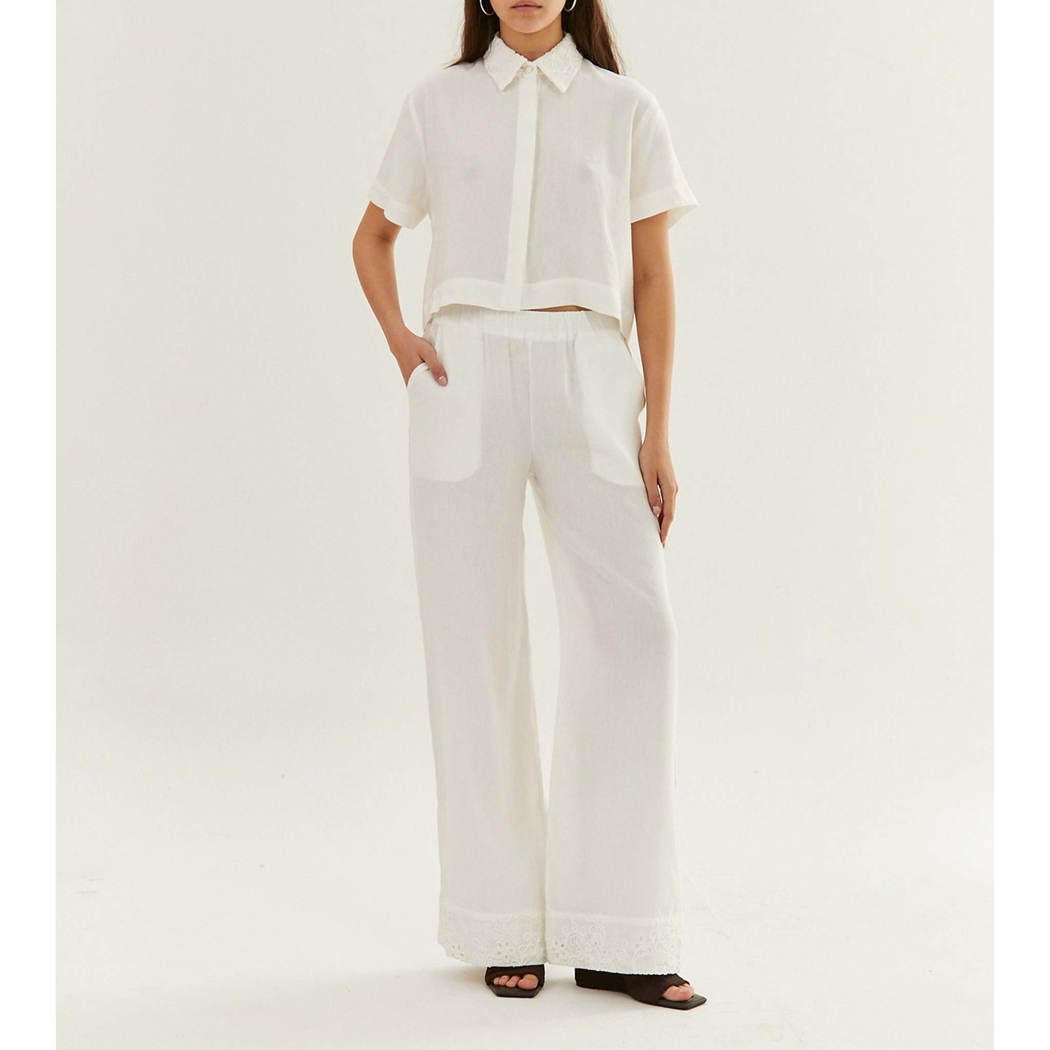 Luisa Trousers in White