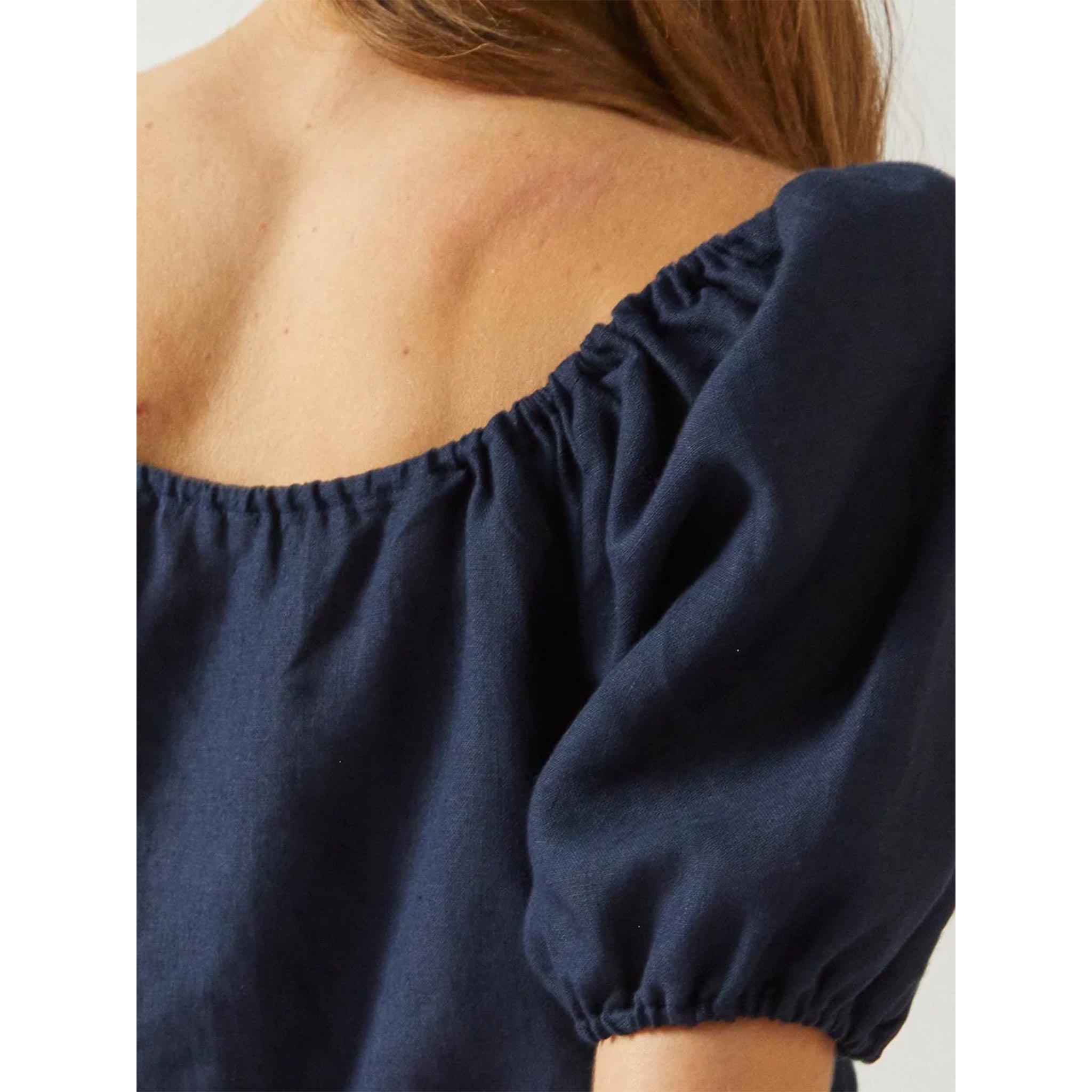 Rosa Blouse in Navy
