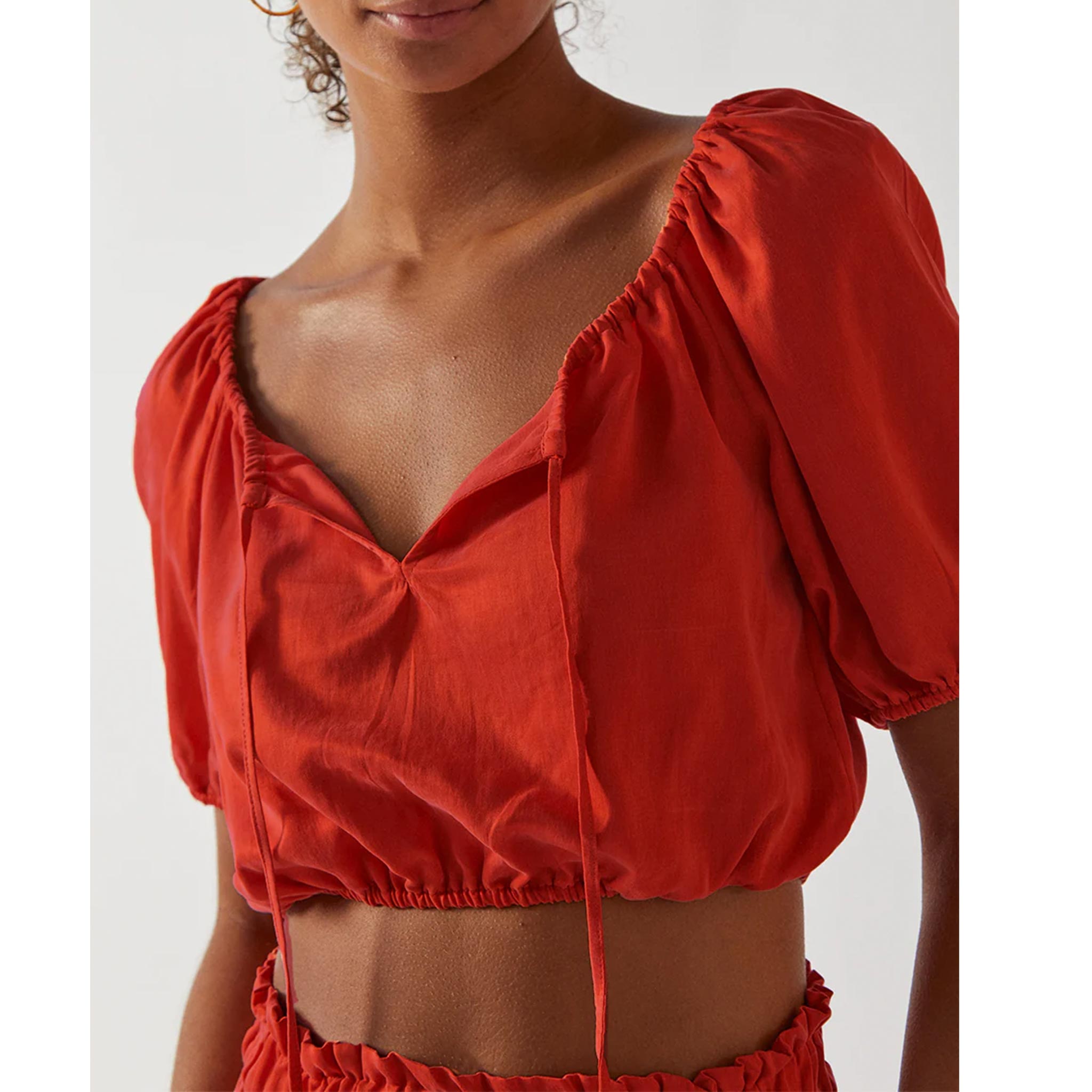 Rosa Blouse in Red
