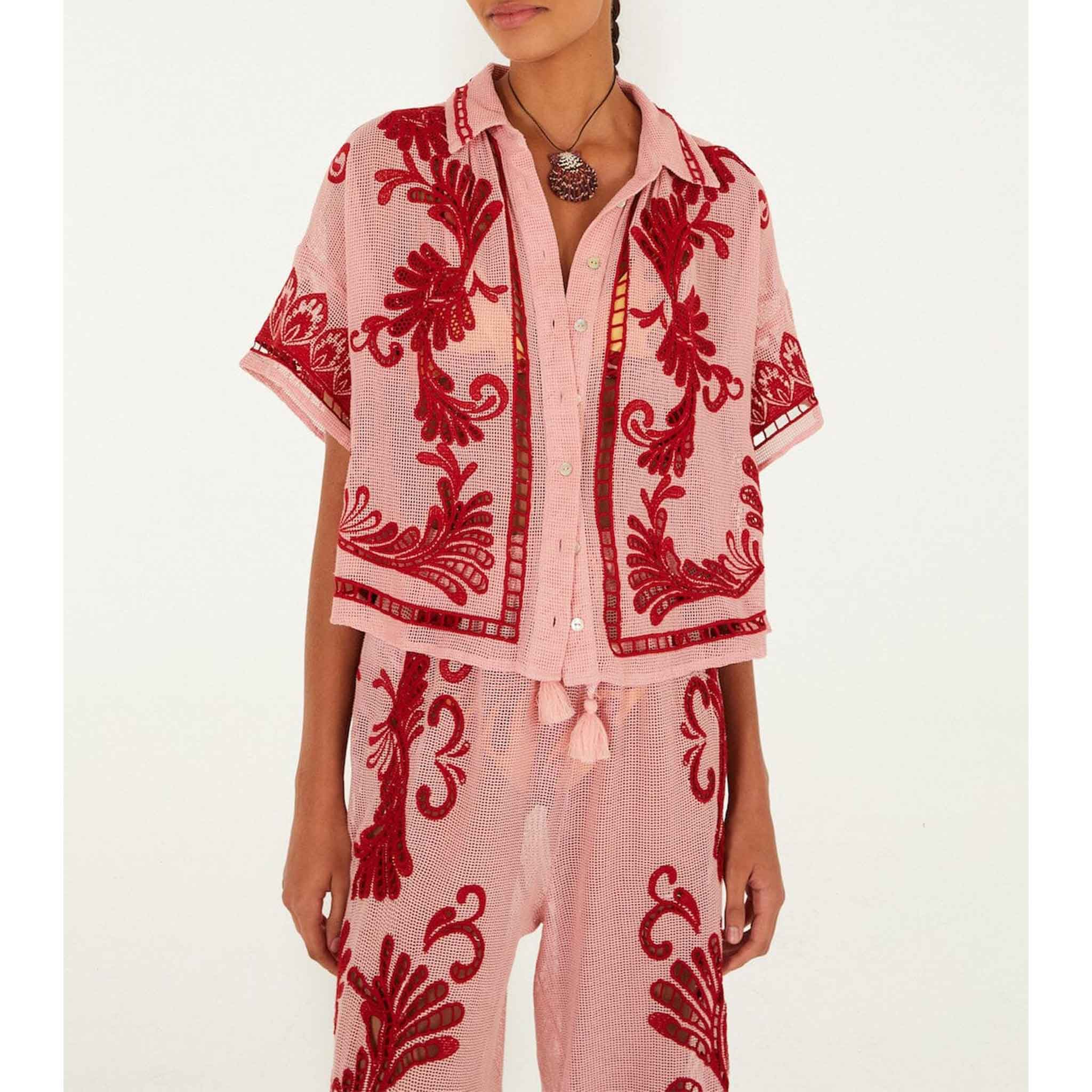 Arabesc Blouse in Light Pink