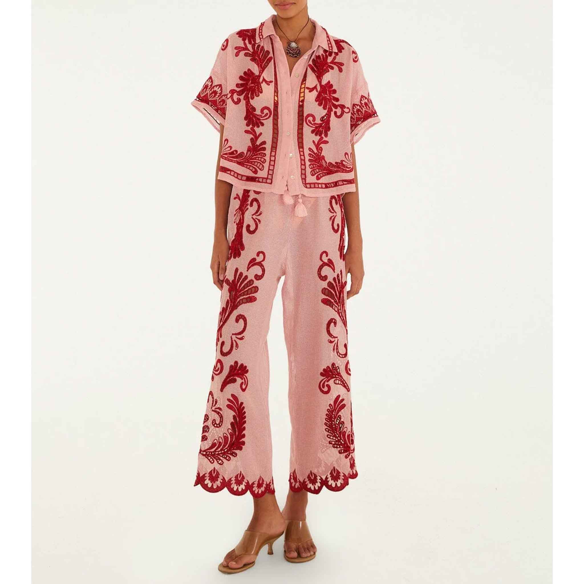 Arabesc Blouse in Light Pink