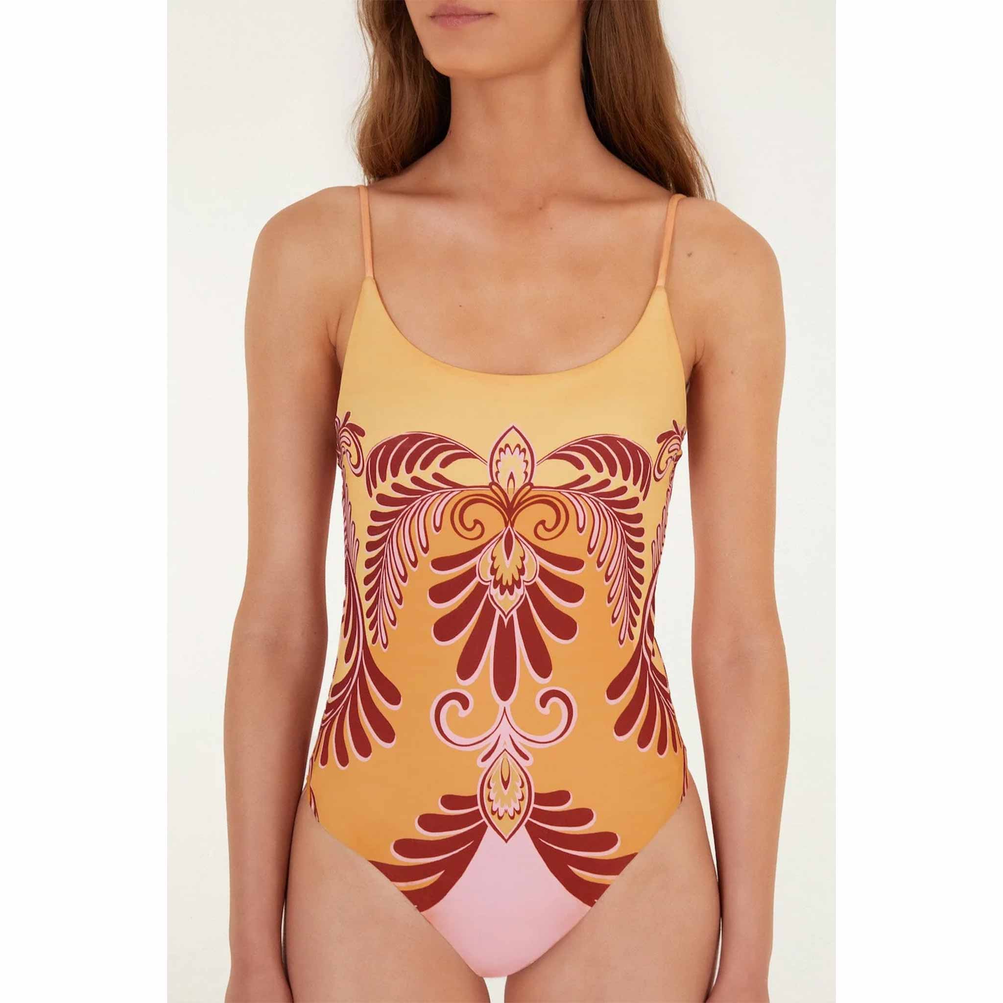 Arabesc One Piece in Soft Yellow