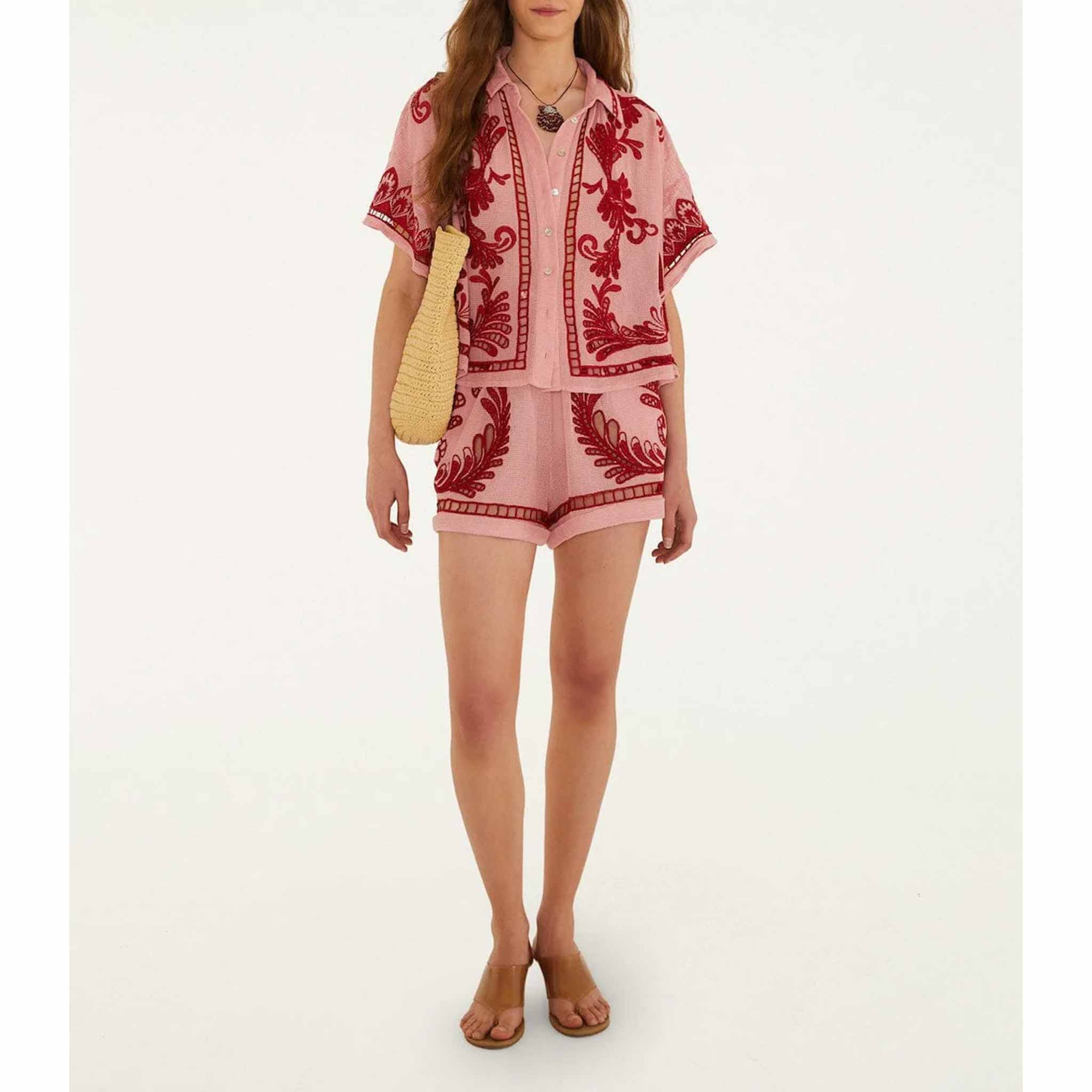 Arabesc Shorts in Light Pink