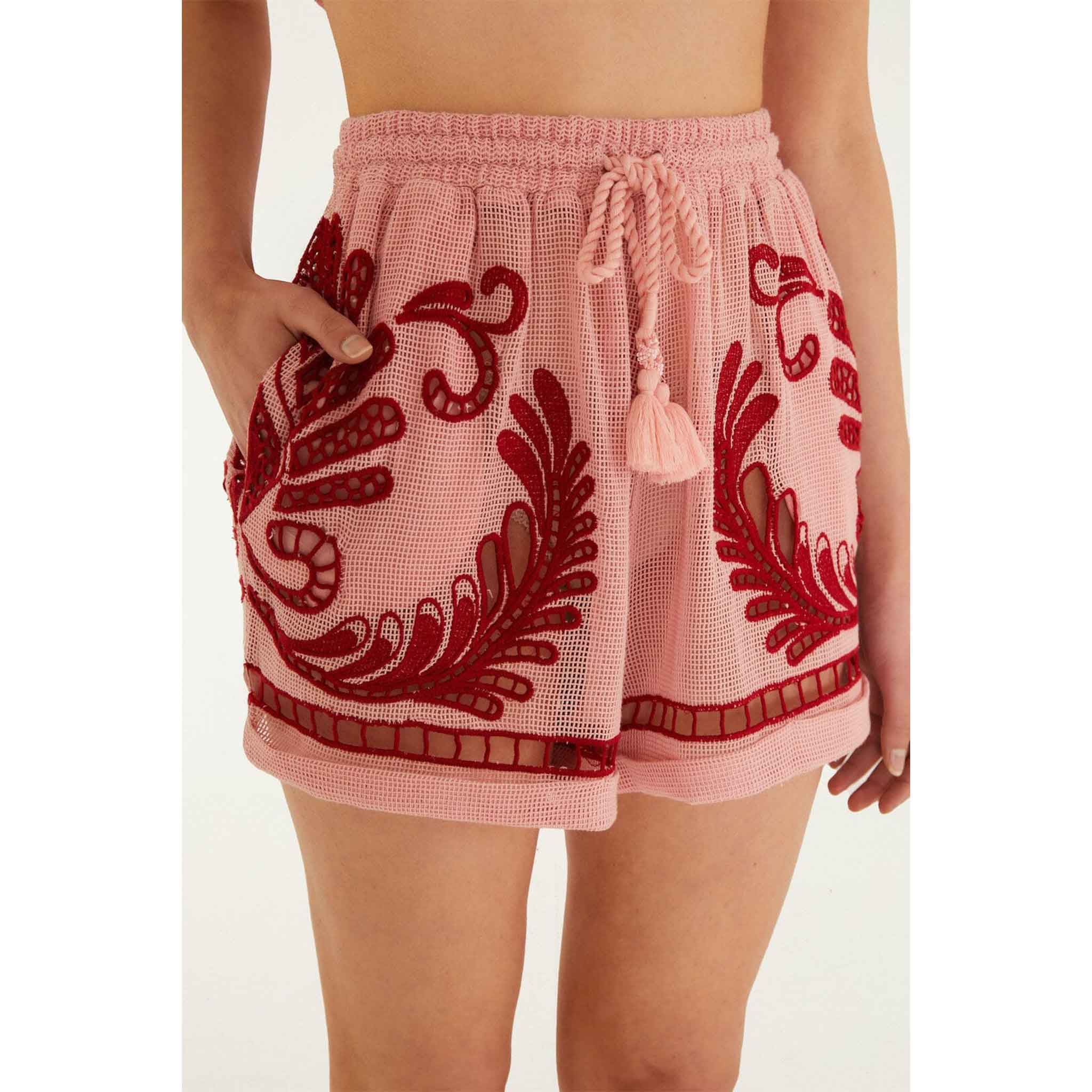 Arabesc Shorts in Light Pink