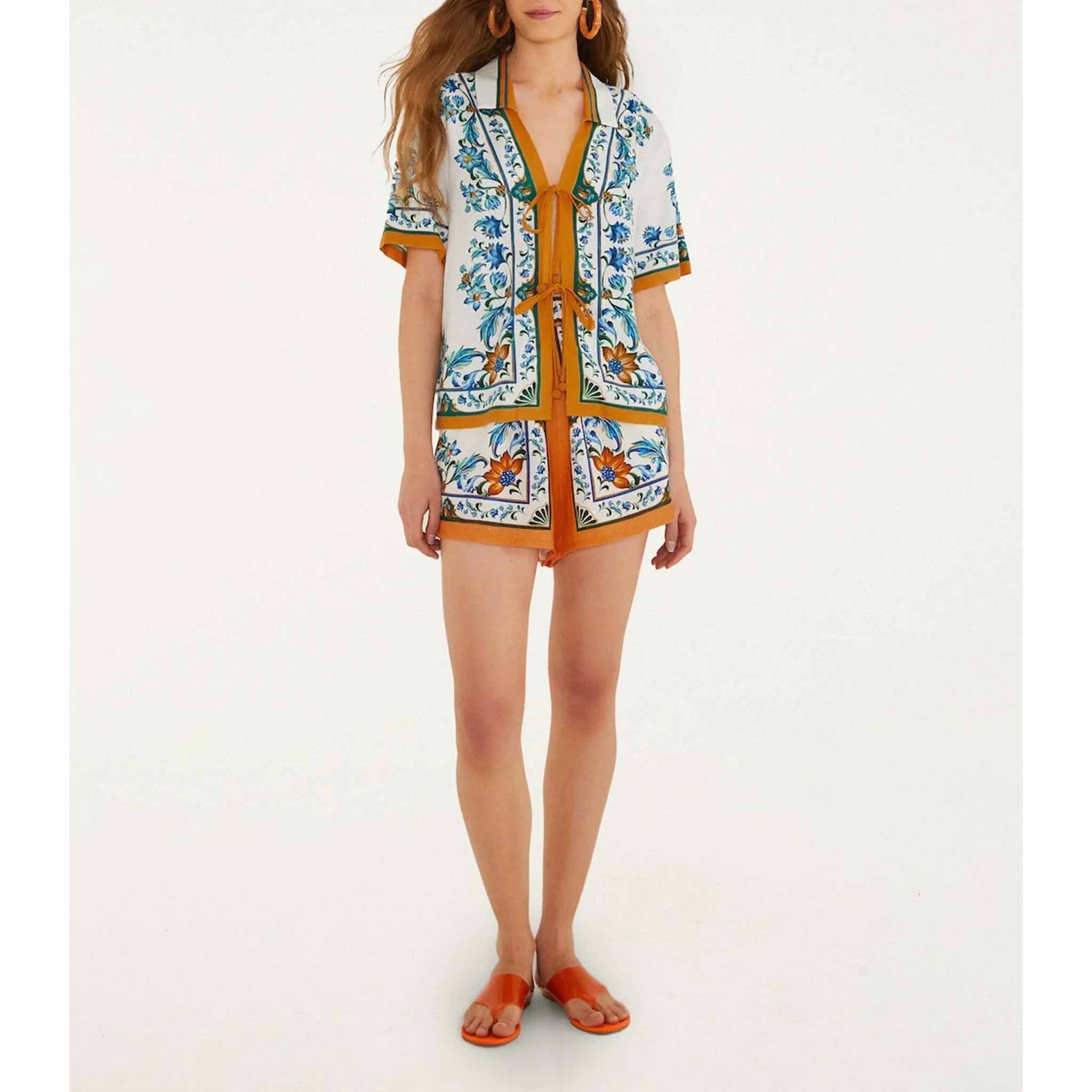 Flora Tile Blouse