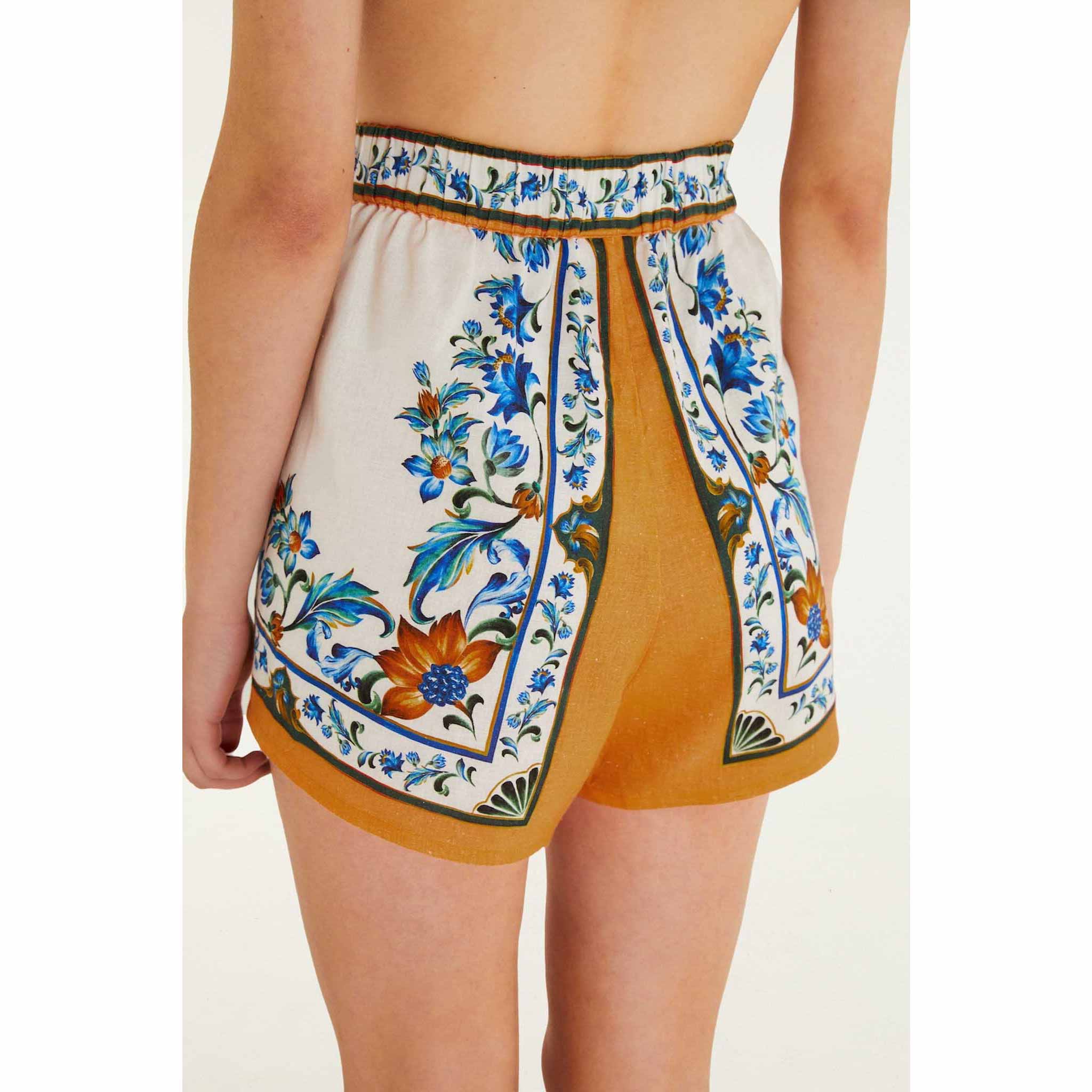 Flora Tile Shorts