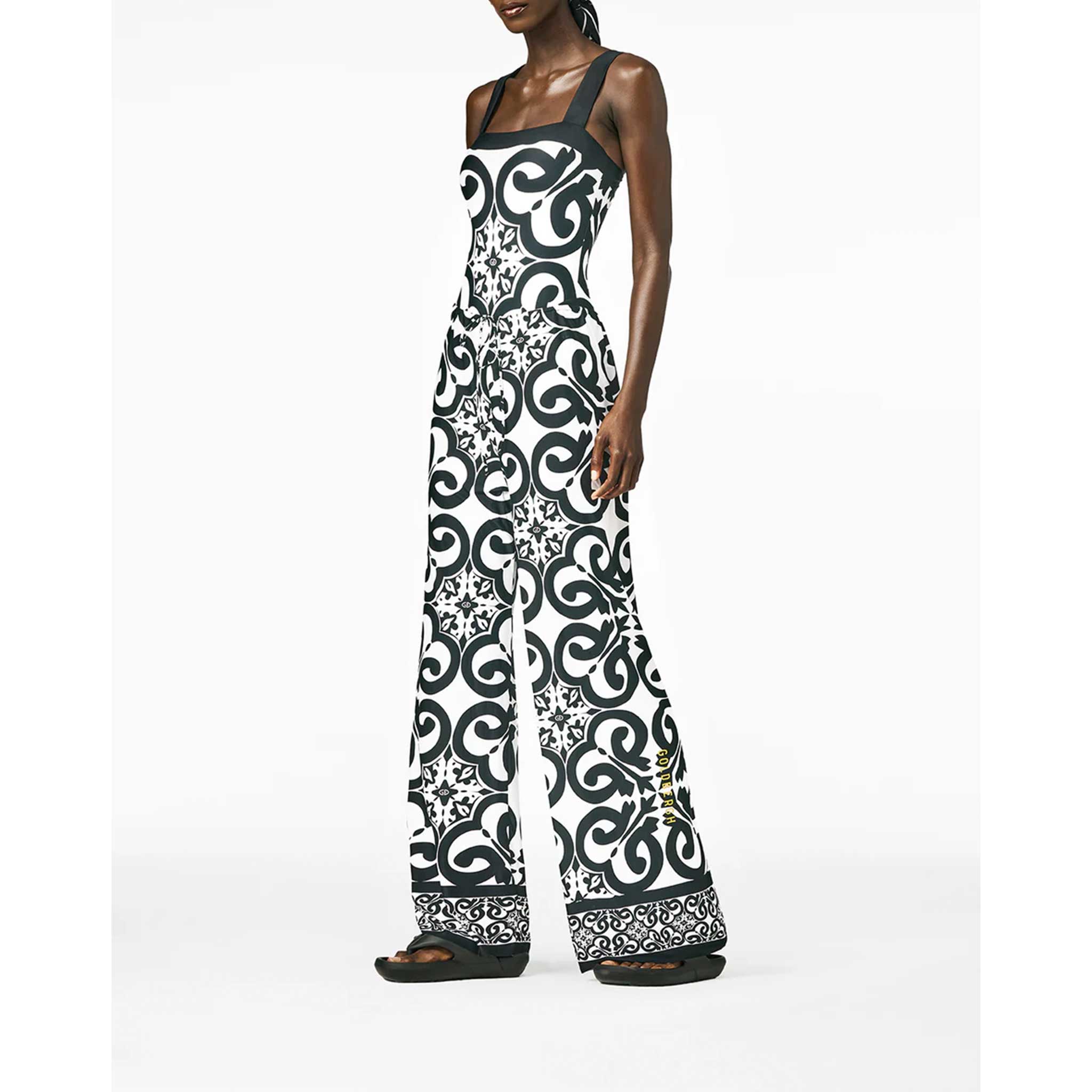 Tropina Pants in Black/White