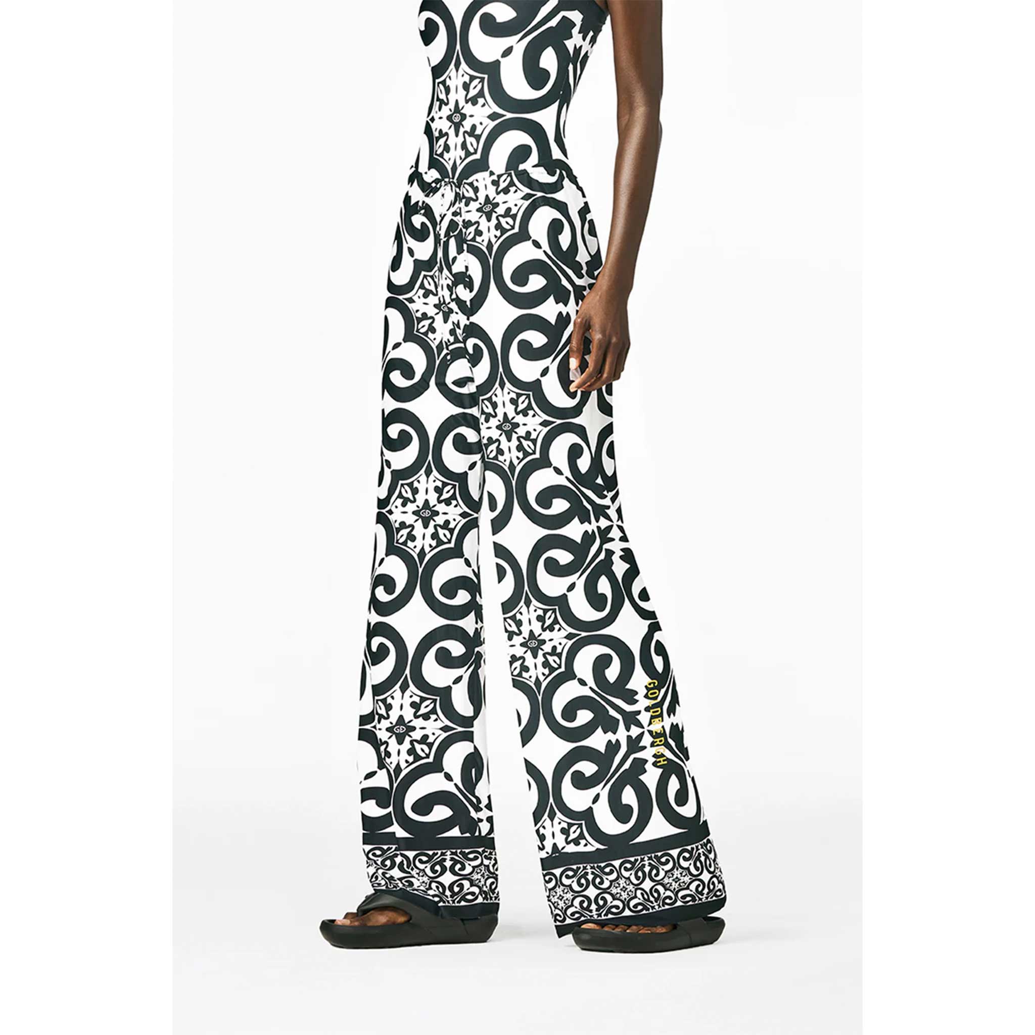 Tropina Pants in Black/White