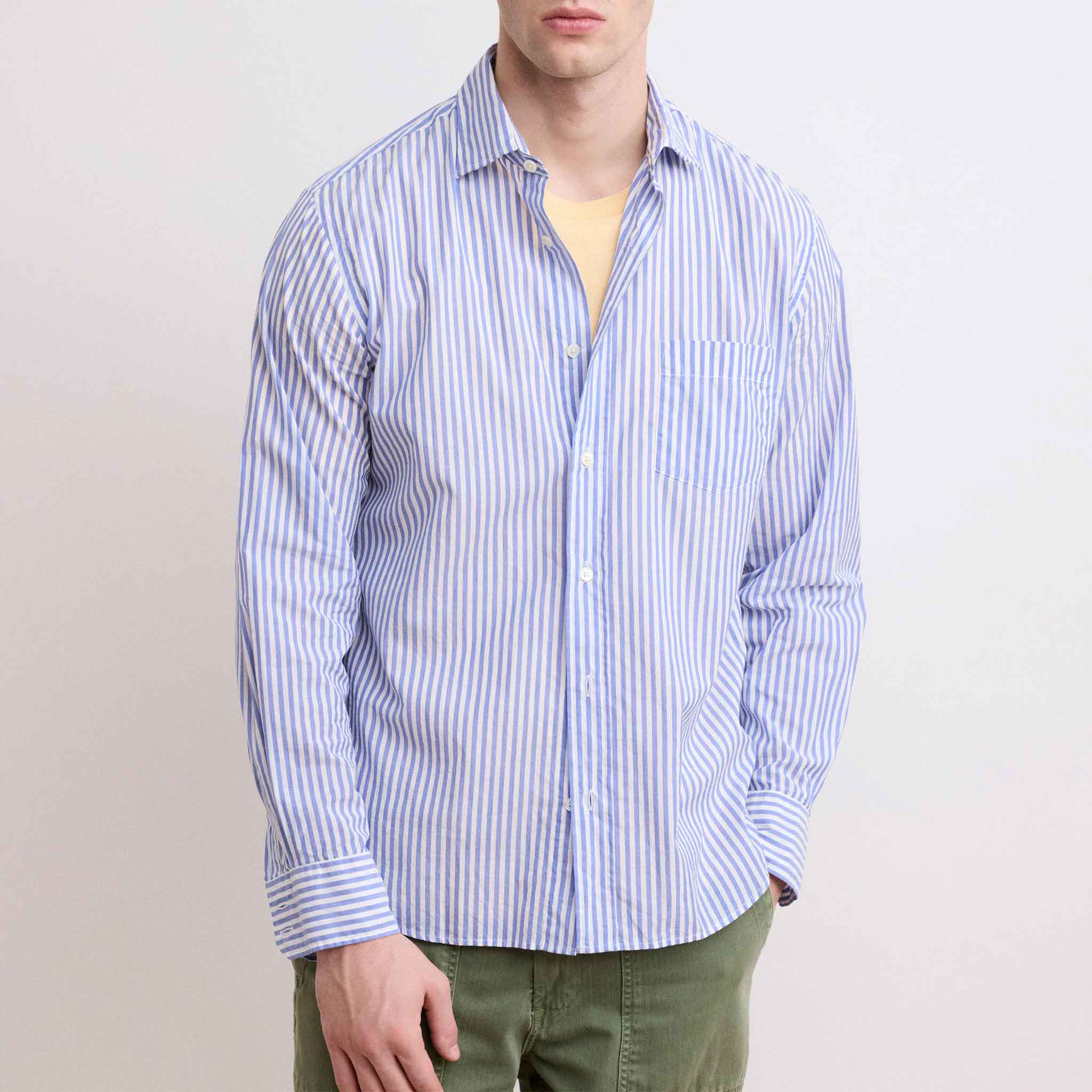 Paul Shirt in Blue & White