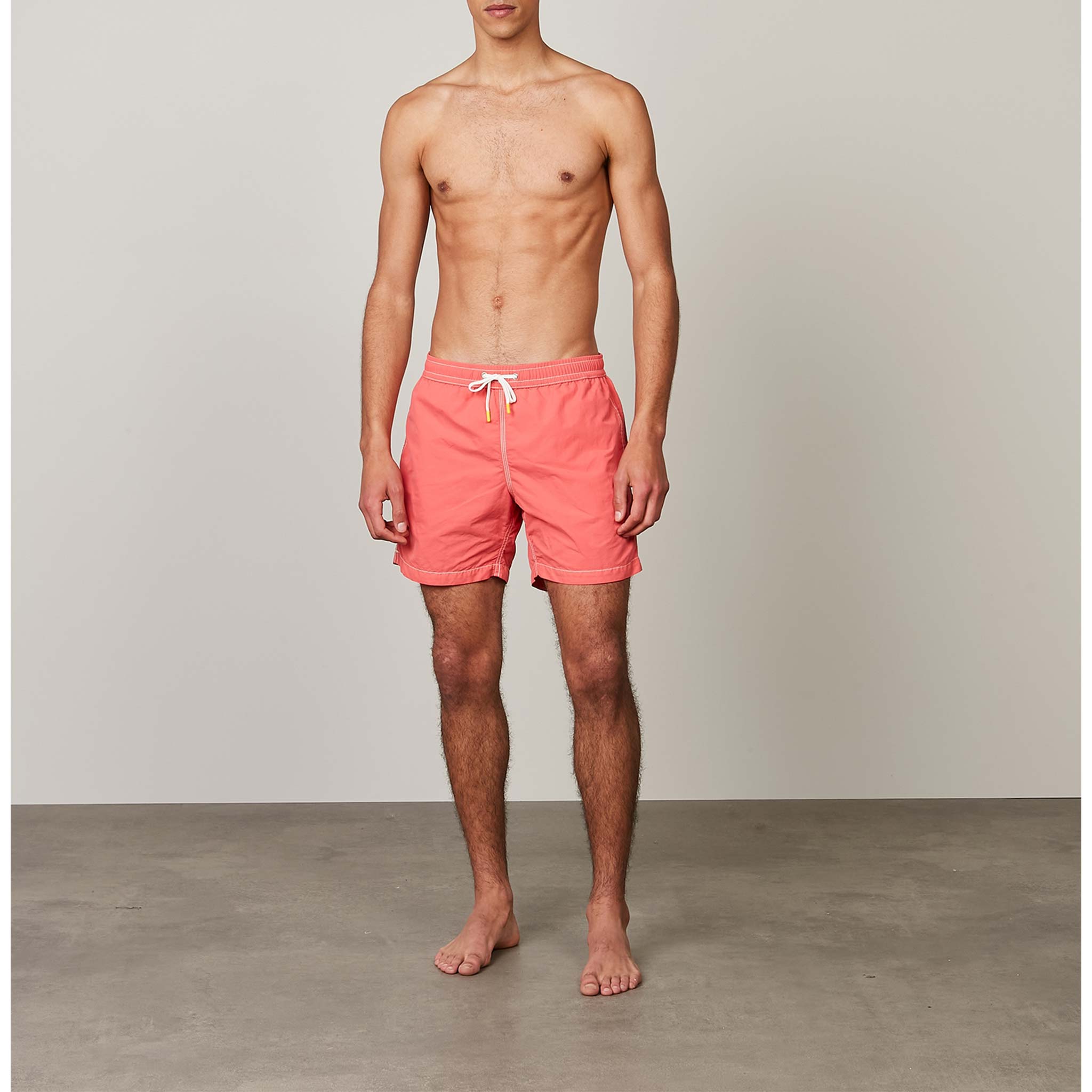 Swim Shorts in Faded Red