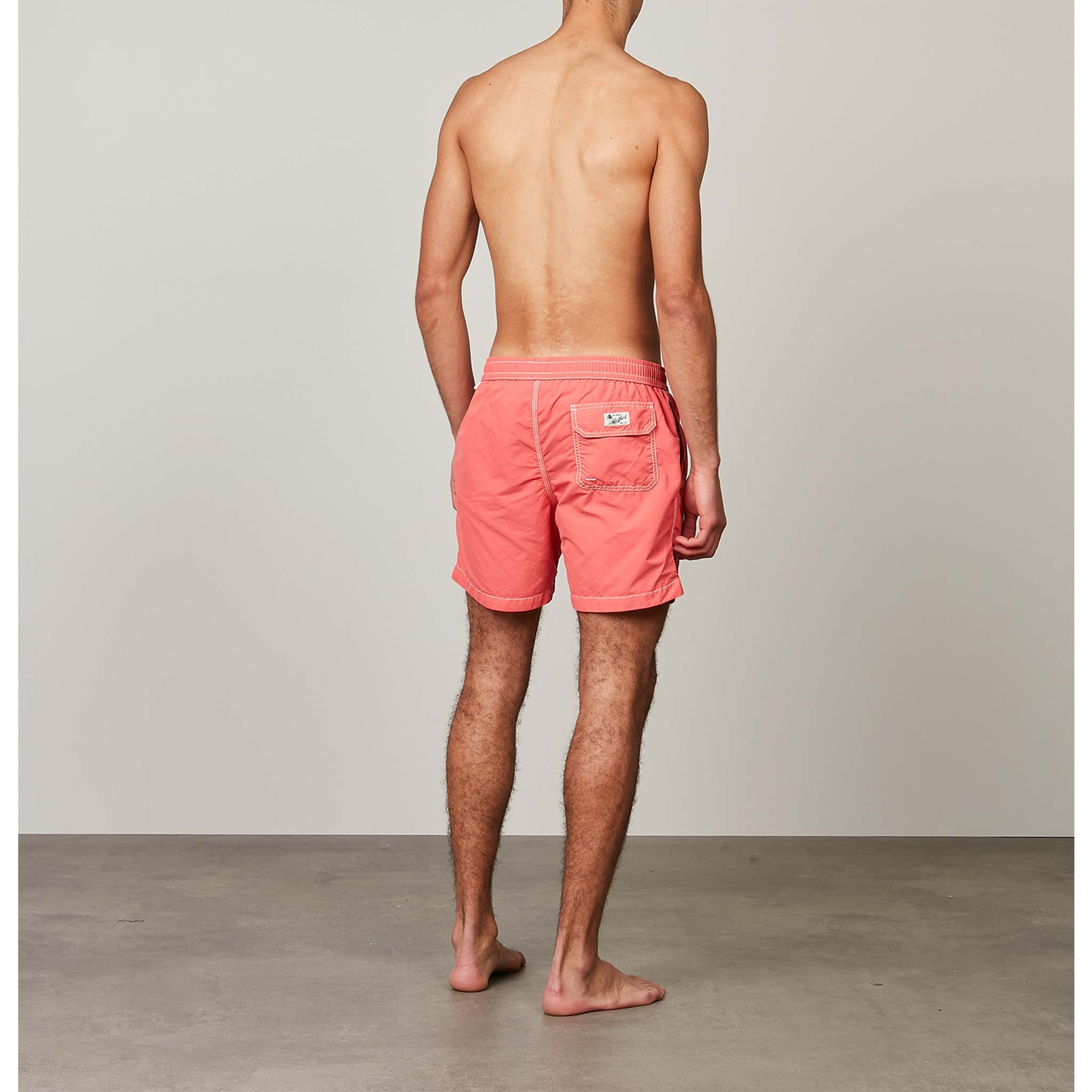 Swim Shorts in Faded Red