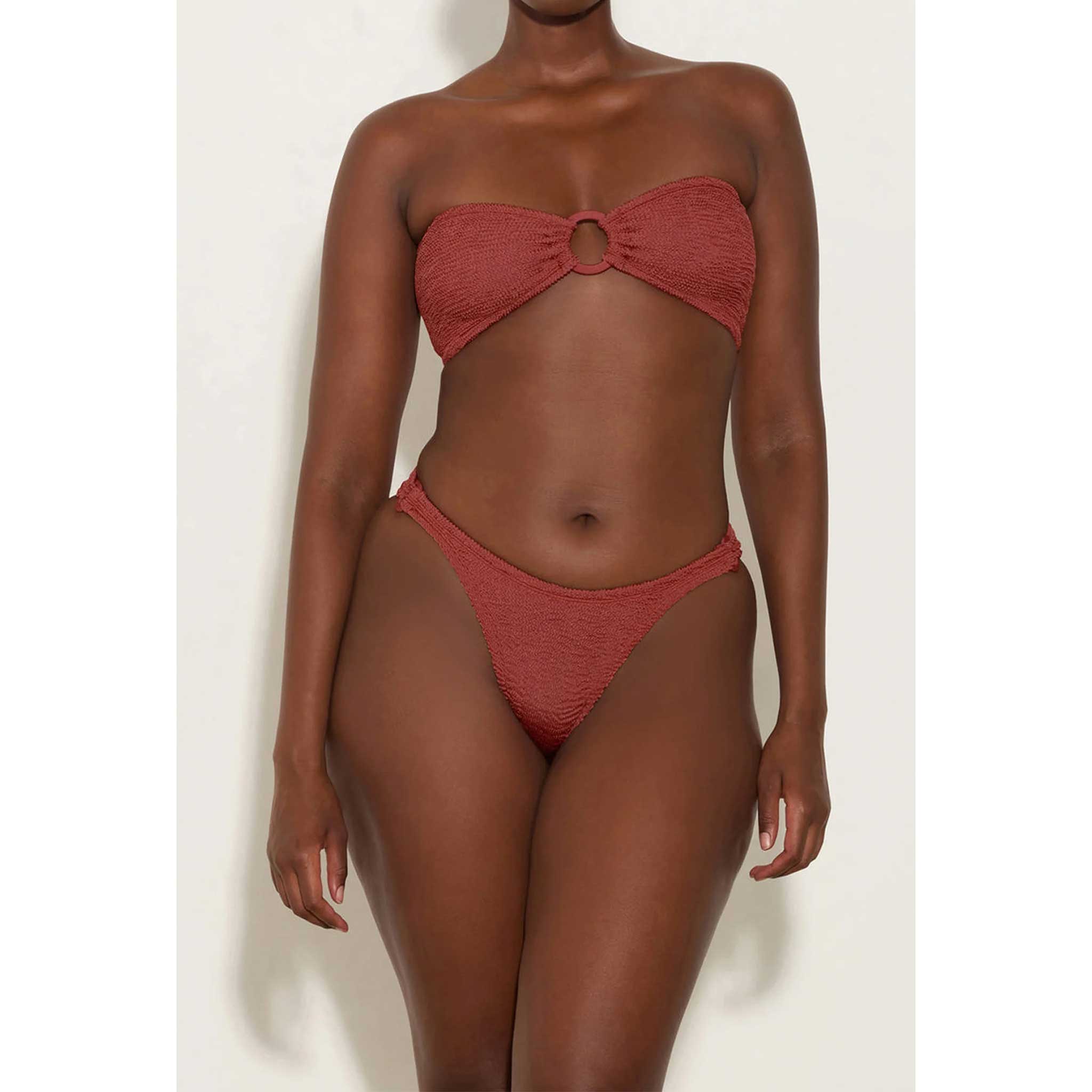 Gloria Bikini in Metallic Rosewood