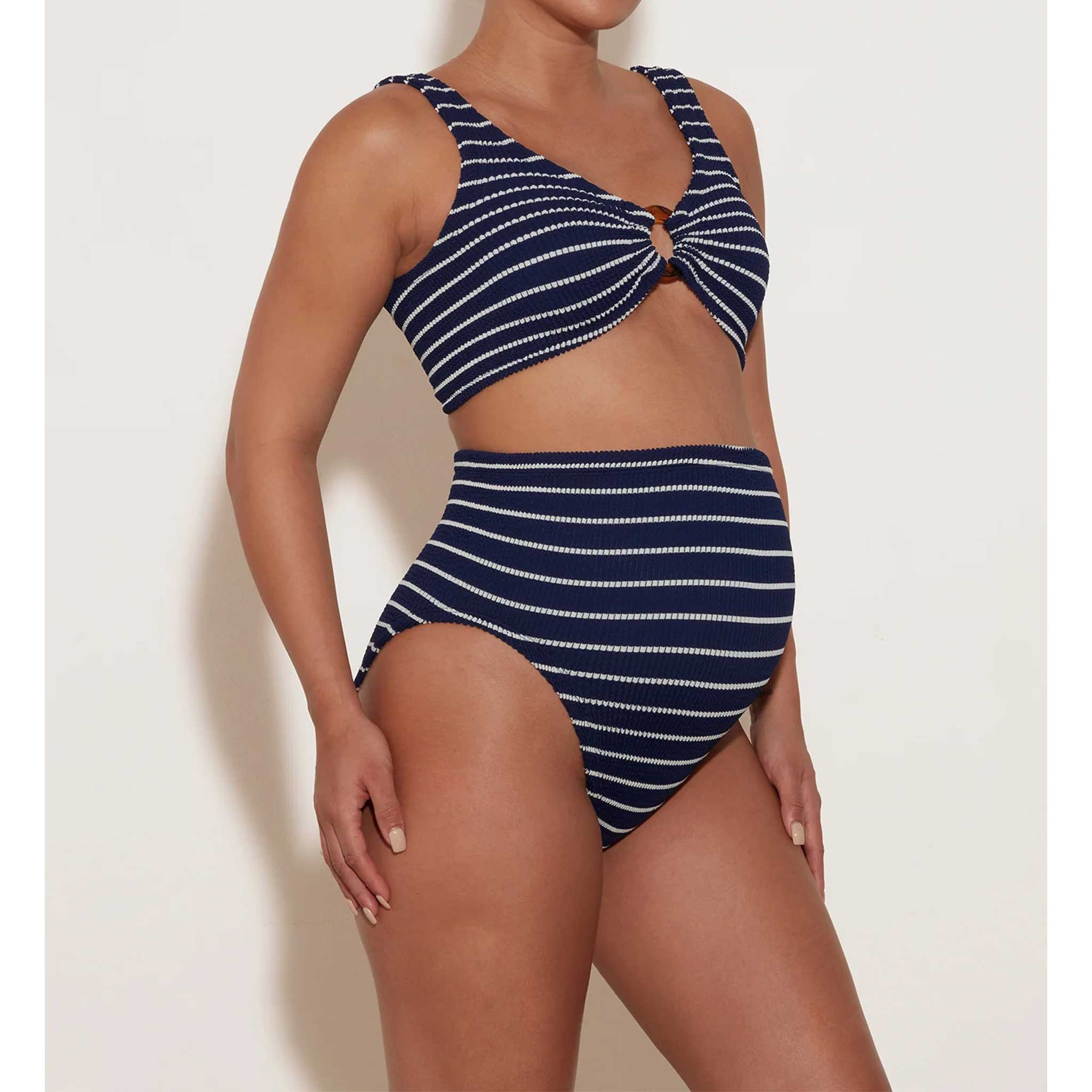 Nadine Bikini in Navy/White