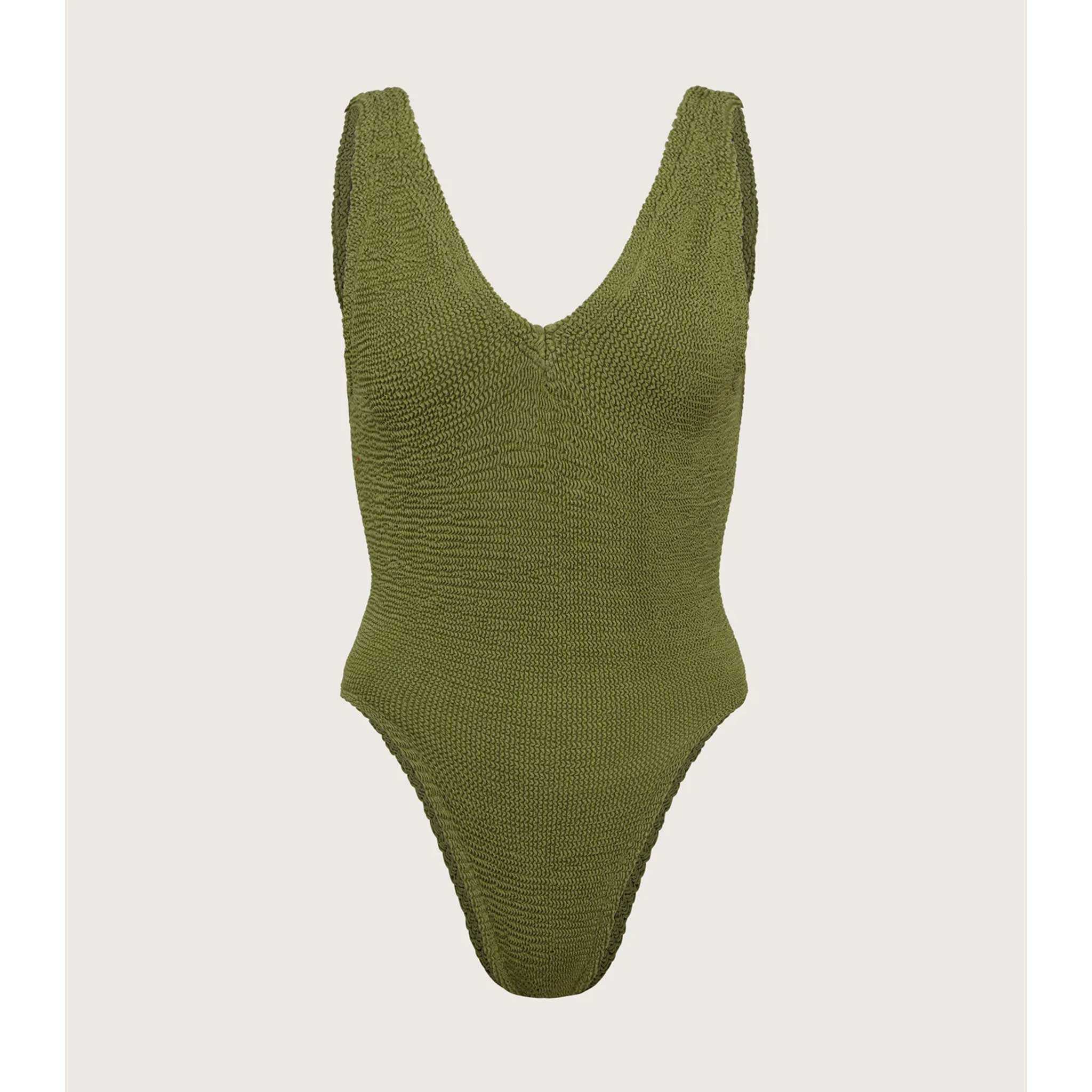 Sadie Swim in Metallic Moss