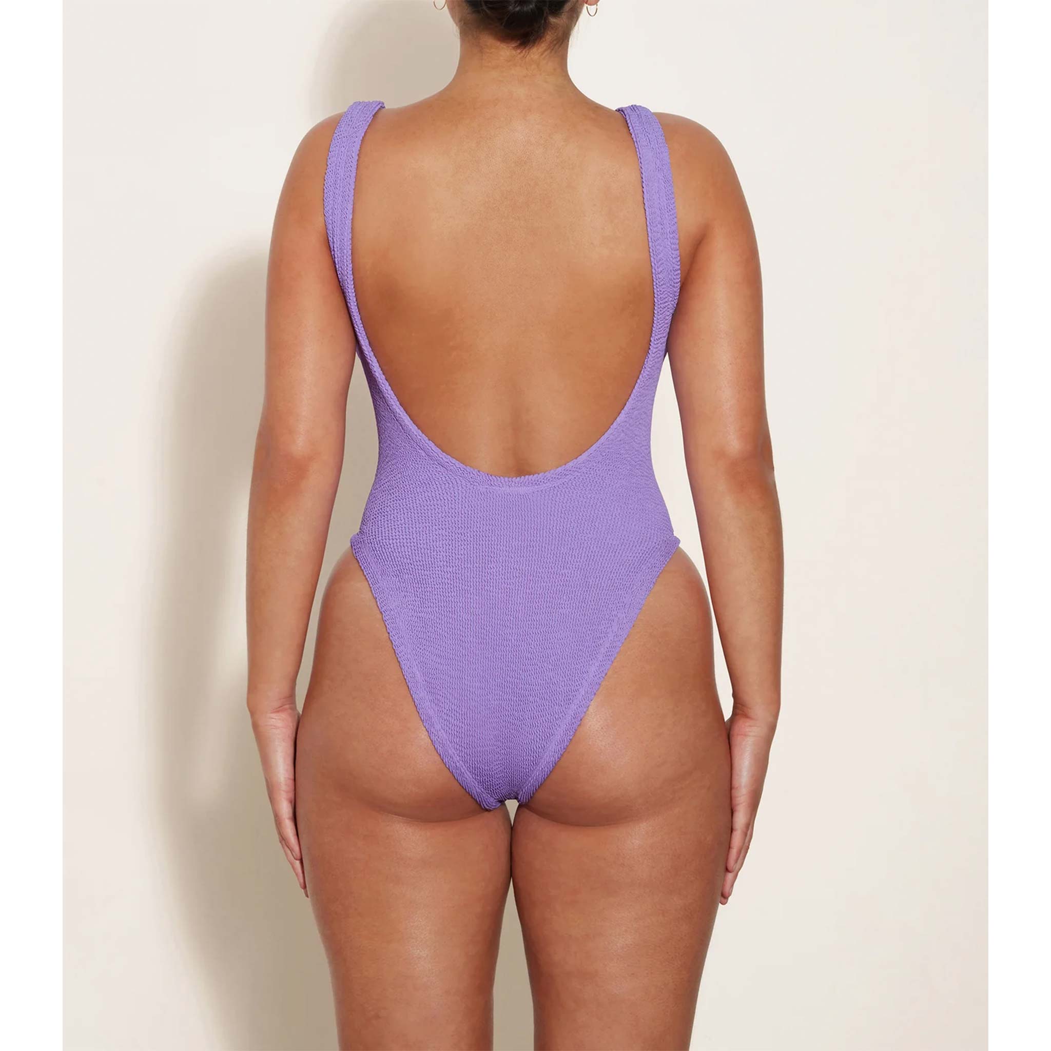 Square Neck Swim in Lilac