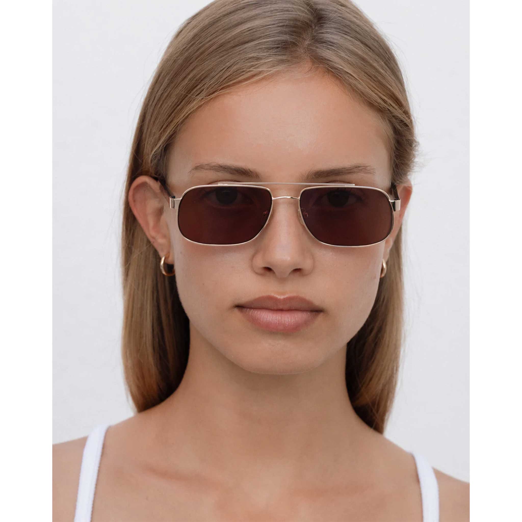 Evangeline Sunglasses in Coffee
