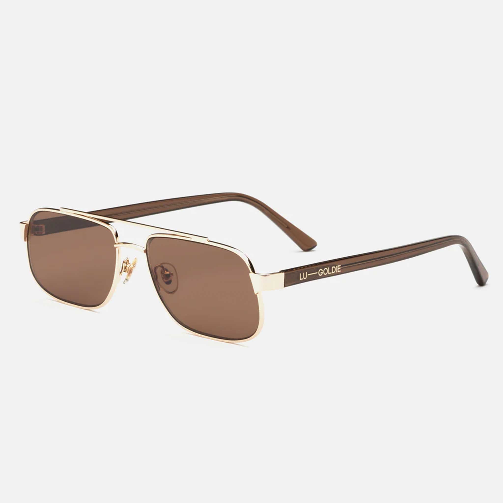 Evangeline Sunglasses in Coffee