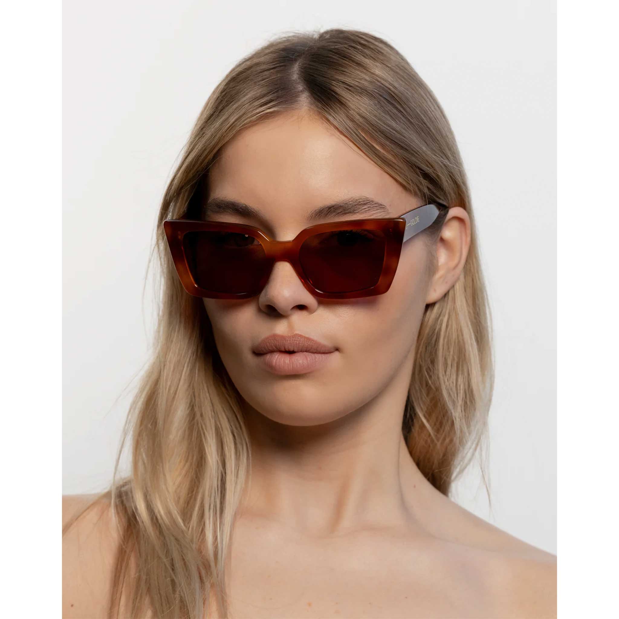 Lucia Sunglasses in Chestnut