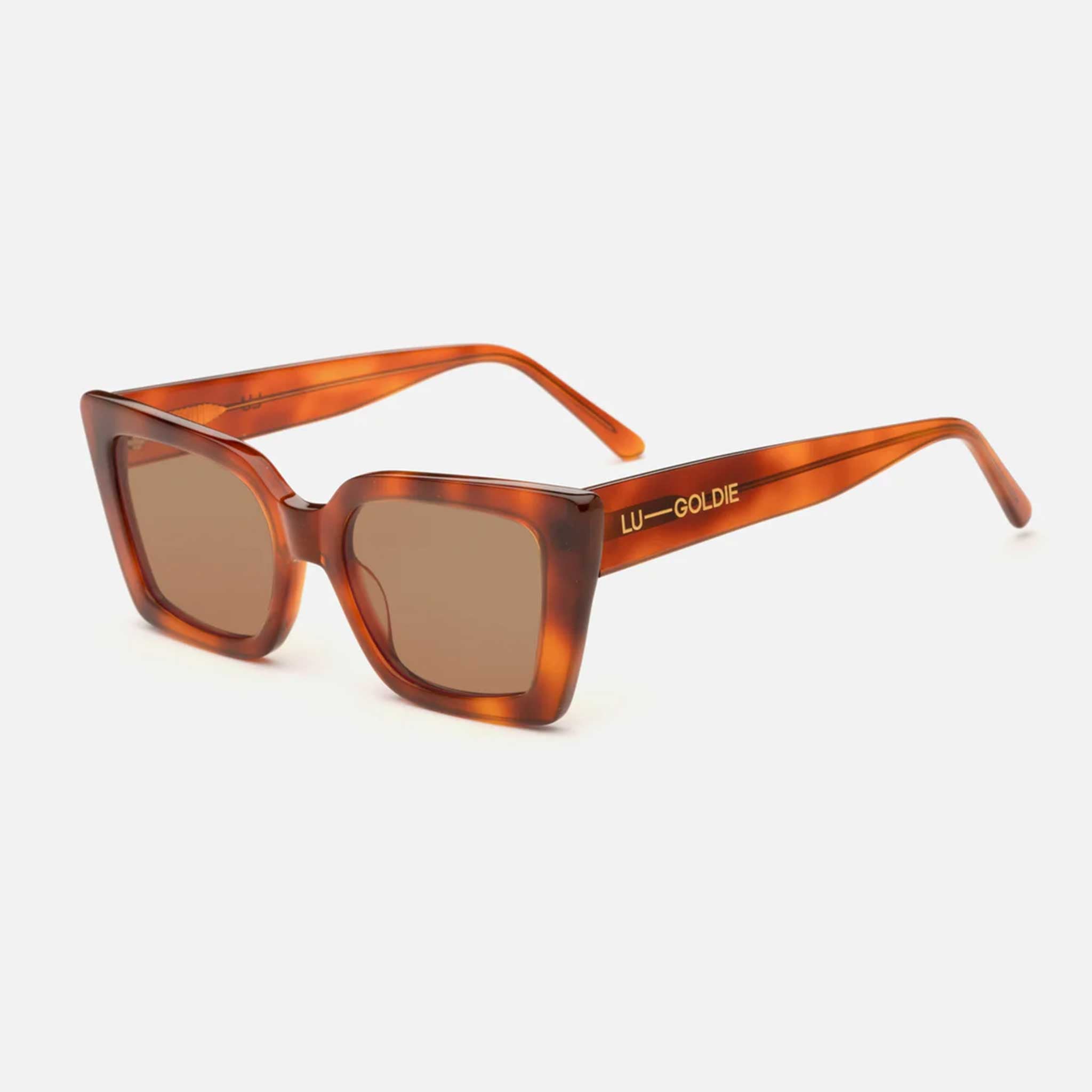 Lucia Sunglasses in Chestnut