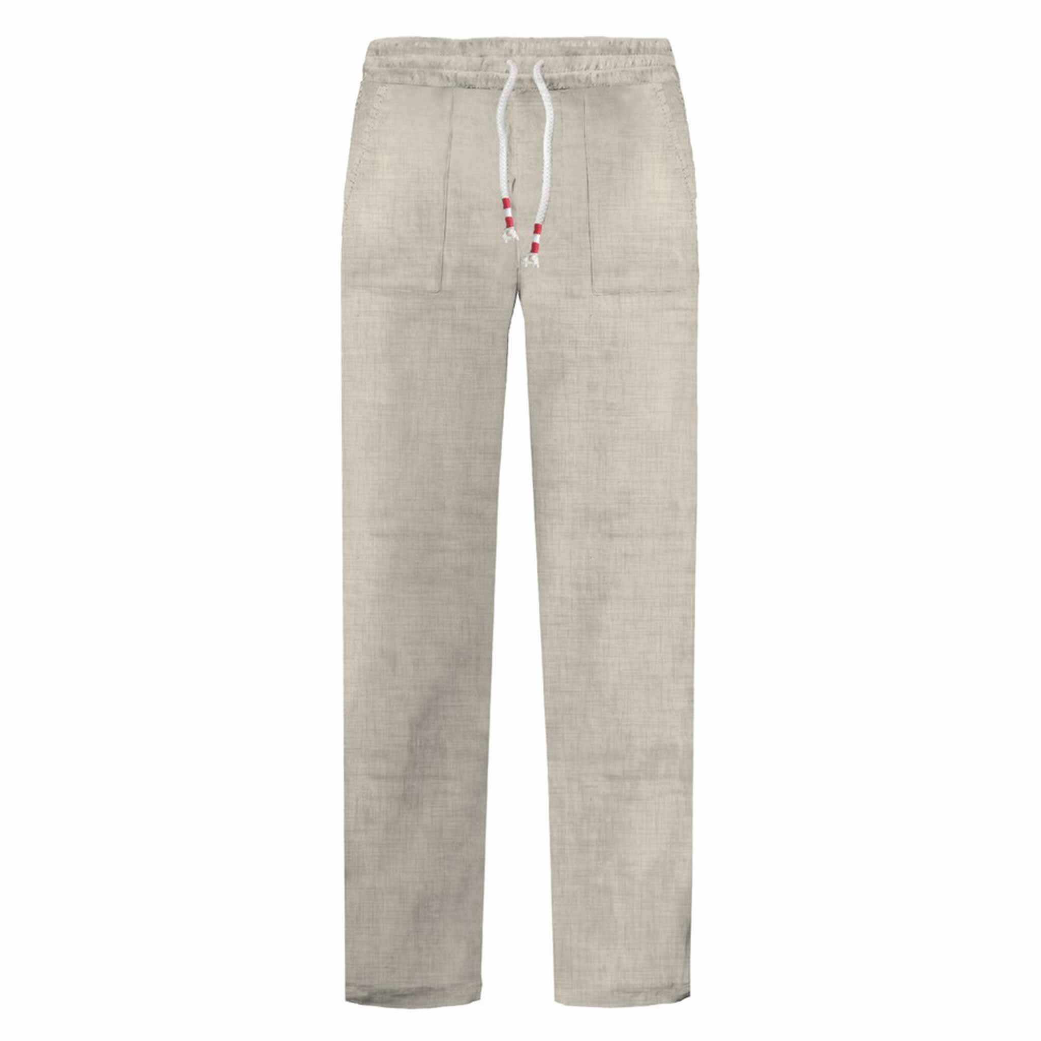 Calais Linen Trousers in Grain
