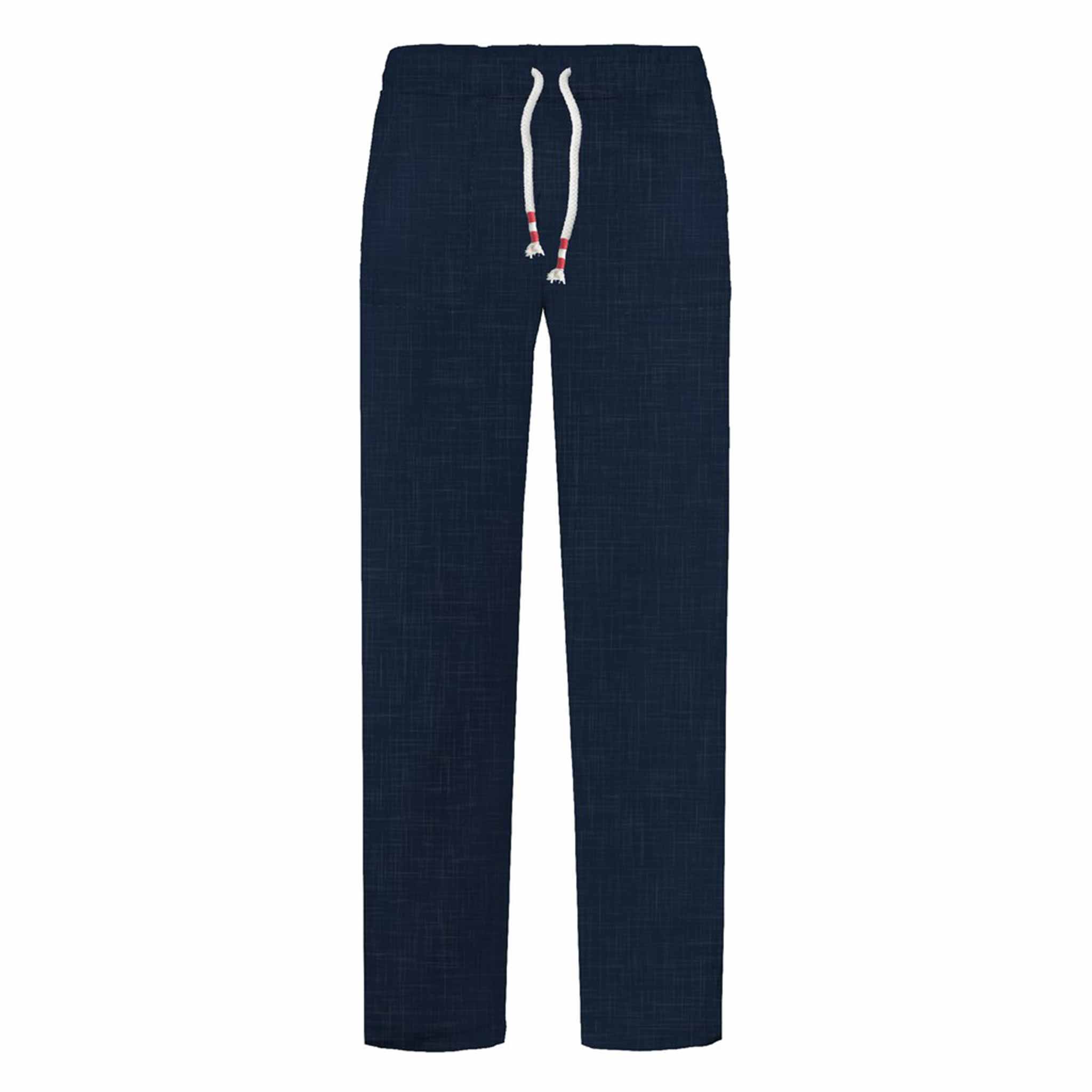 Calais Linen Trousers in Navy