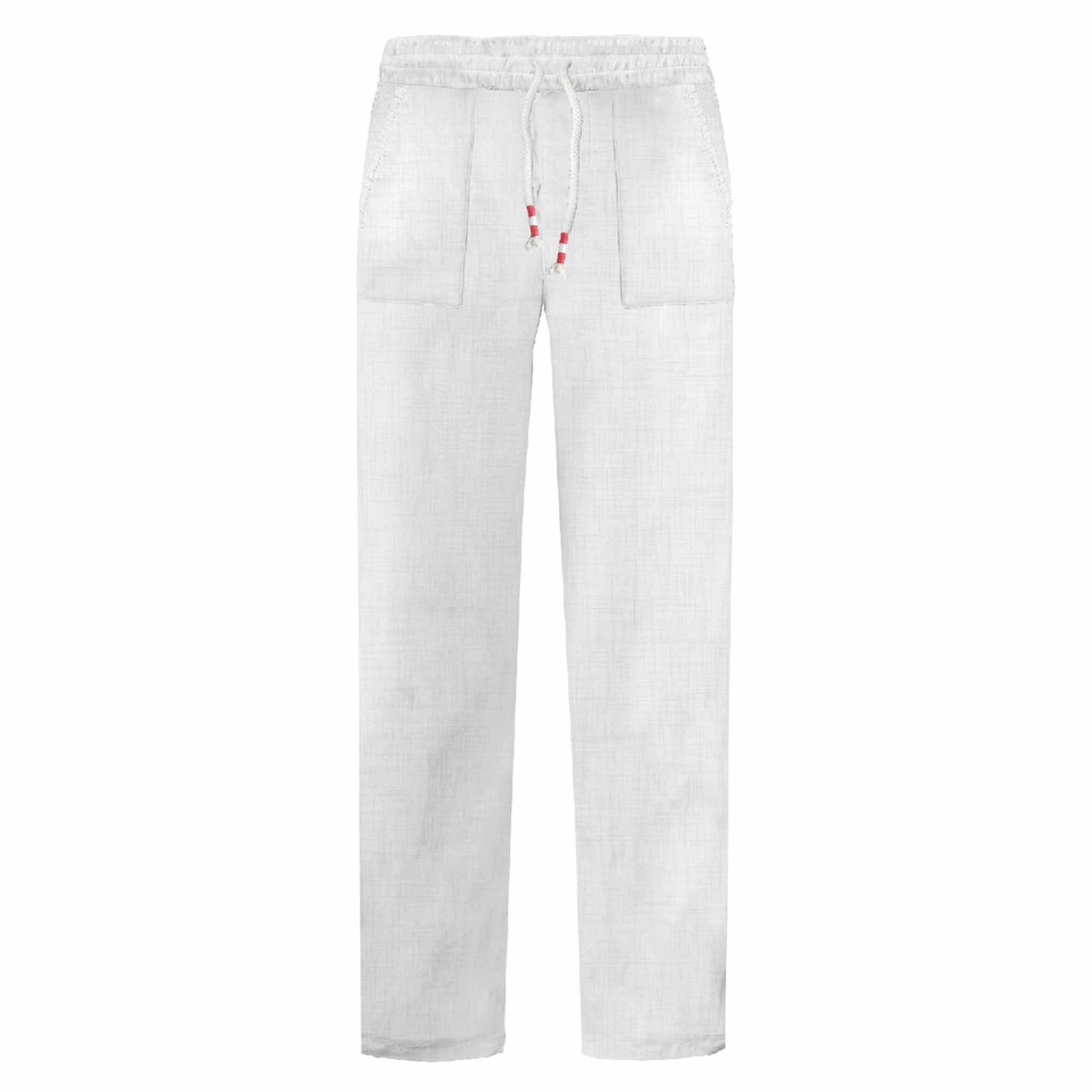 Calais Linen Trousers in White