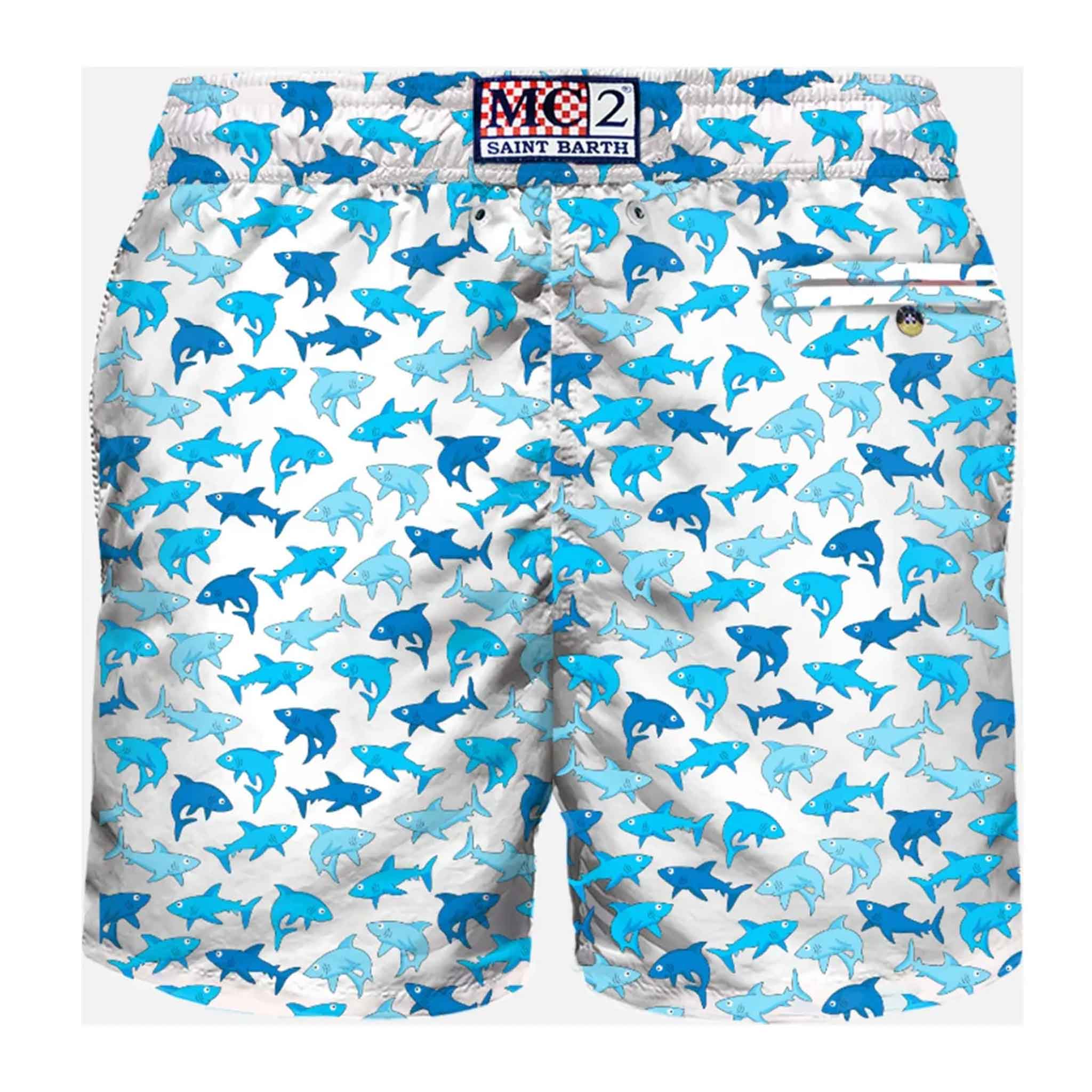 Shark Trouble Swim Shorts