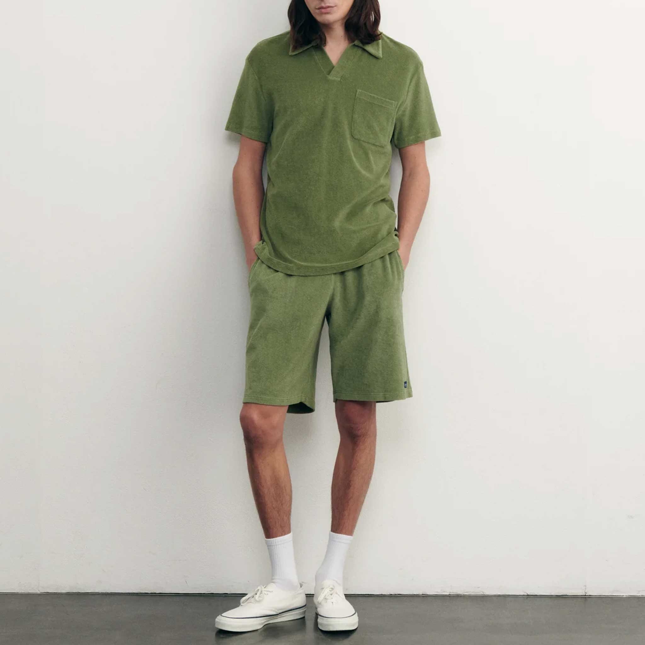 Monclar Terry in Olive Green