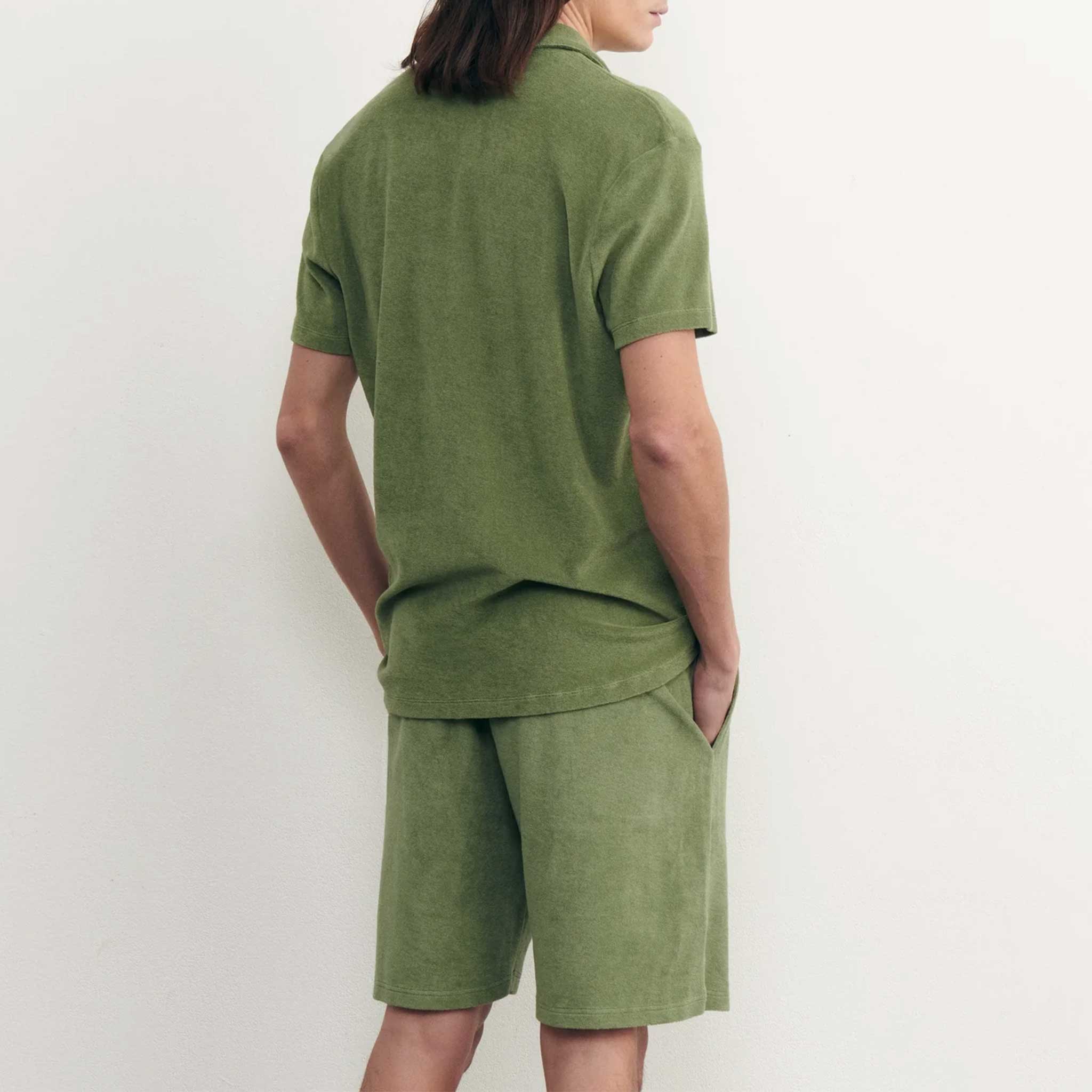 Monclar Terry in Olive Green