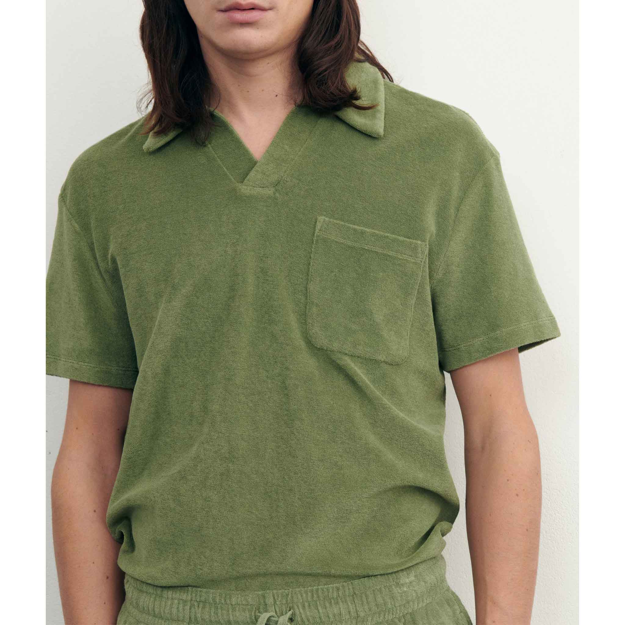 Monclar Terry in Olive Green