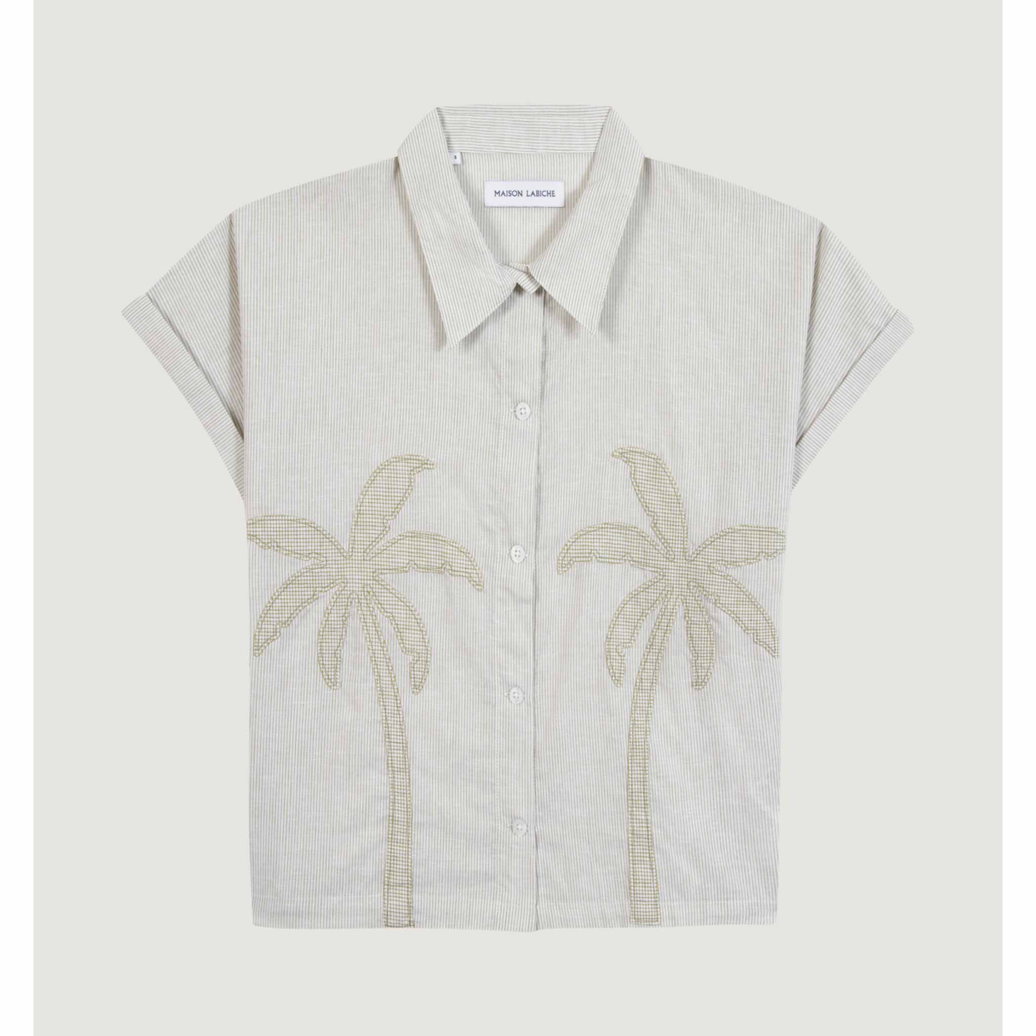 Palm Linen Shirt