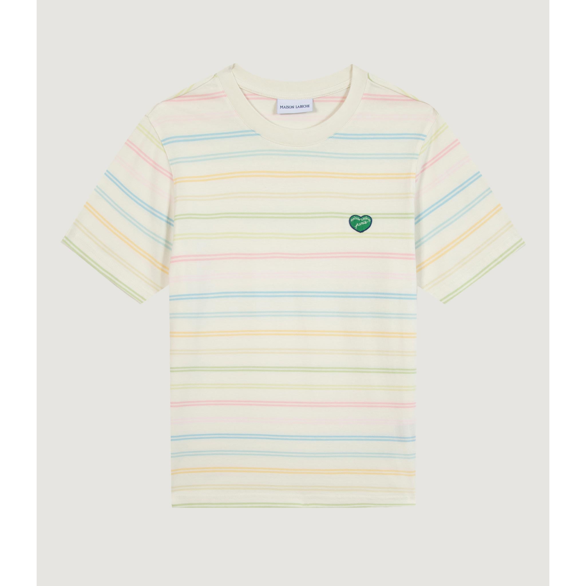 Ivory Stripes Paris T Shirt