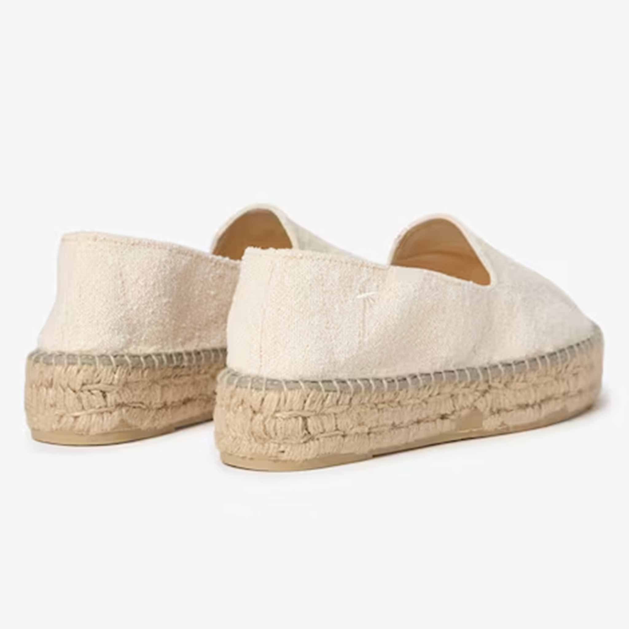 Double Sole Espadrille in Cotton Bouclé