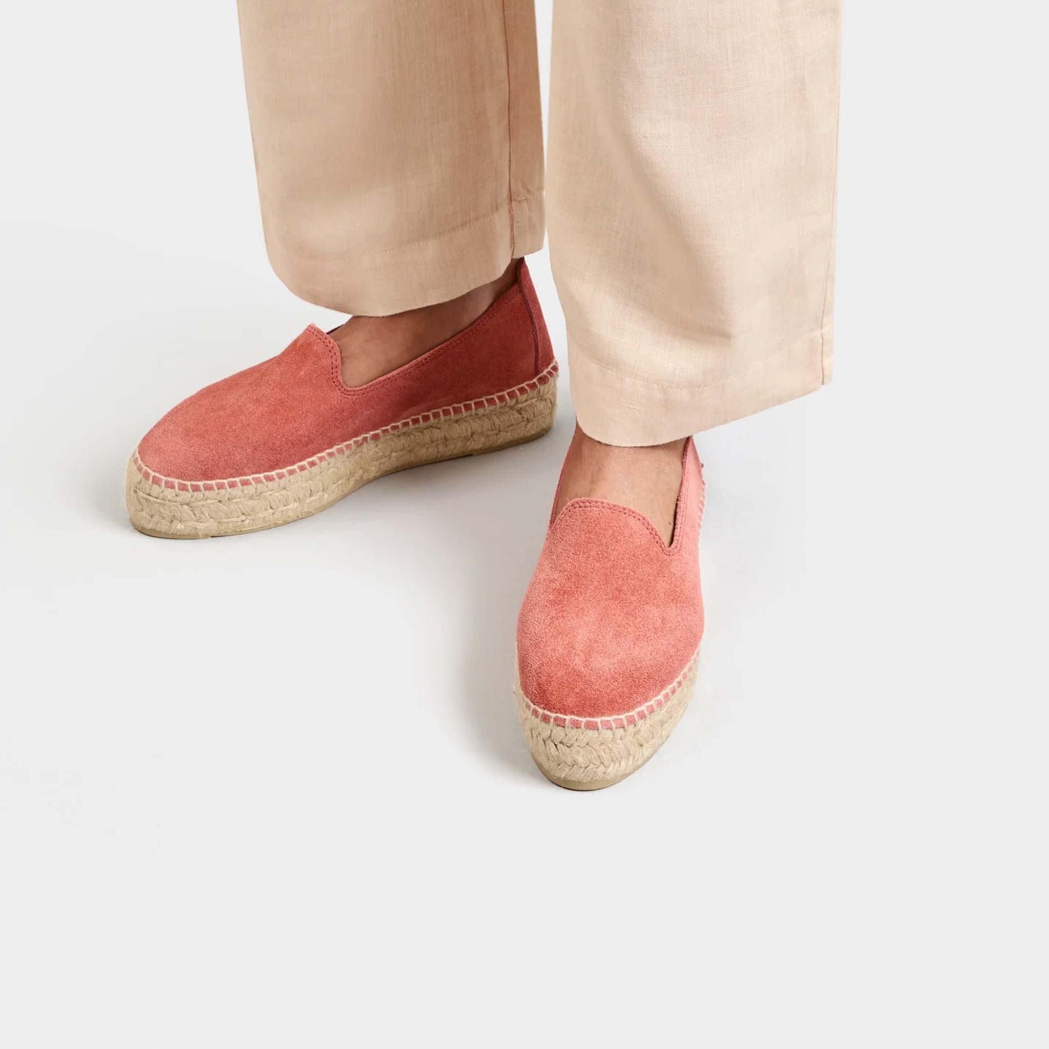 Double Sole Espadrille in Teracotta