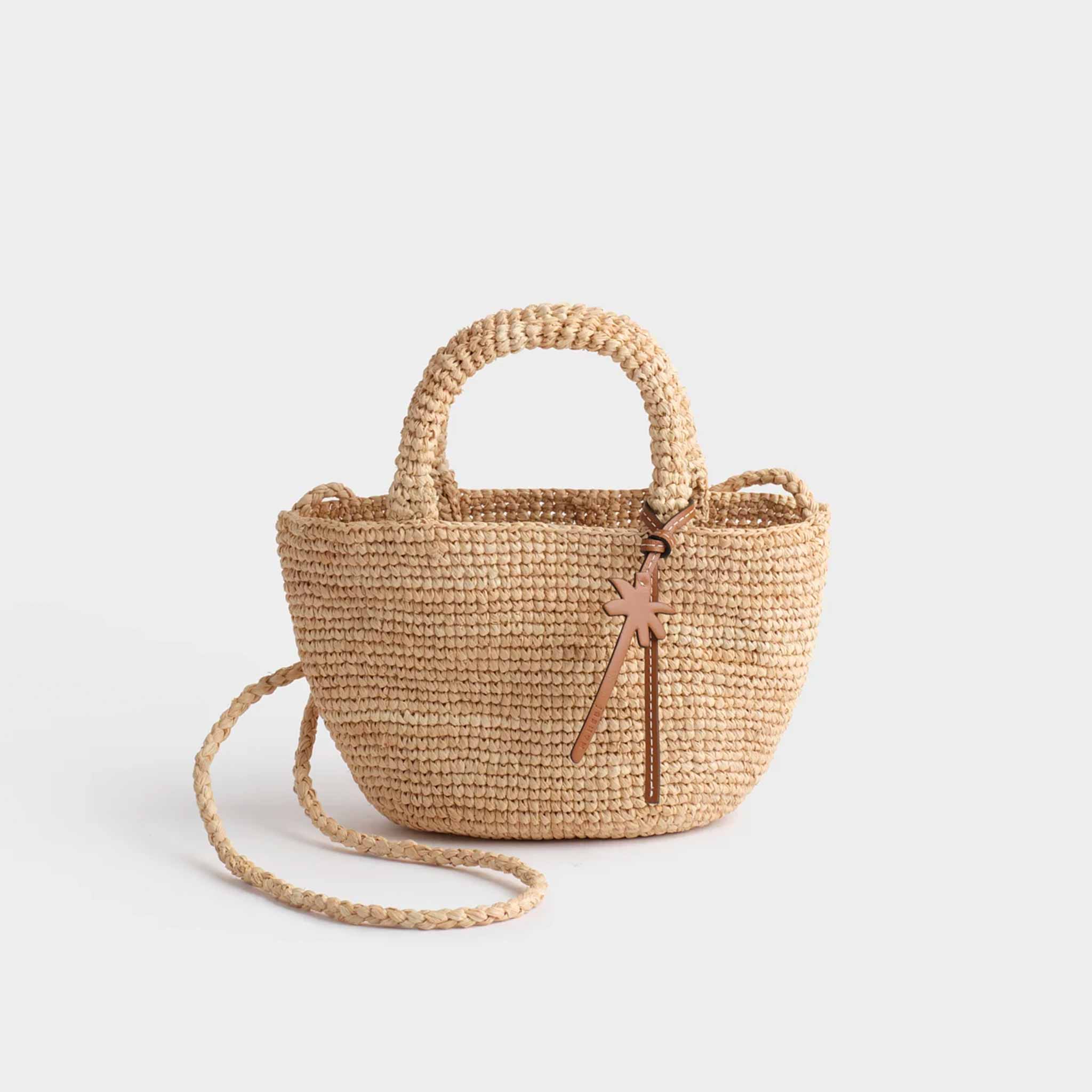 Panier Mini Bag in Raffia Natural